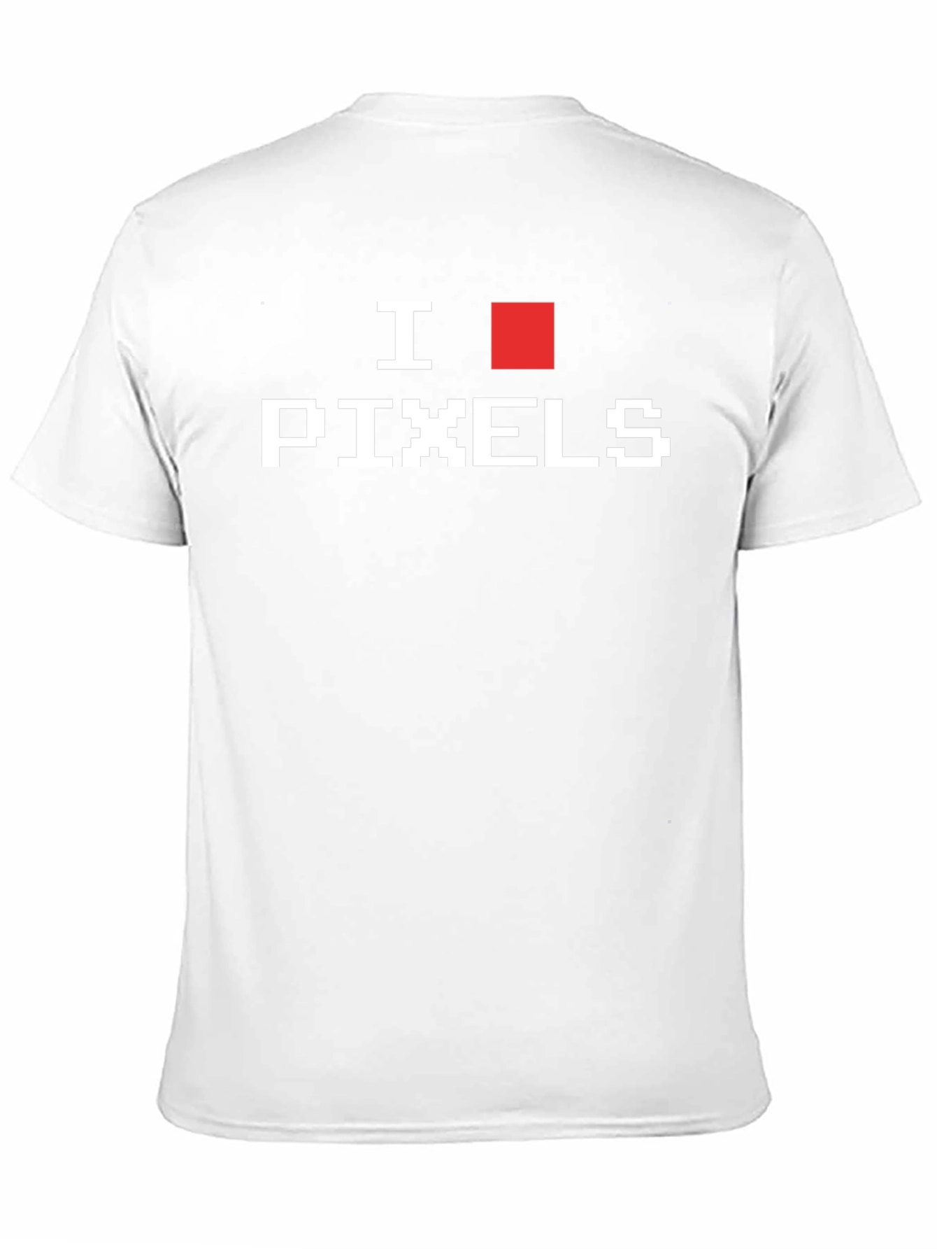 I Love Pixels Graphic T-Shirt - Gamer Style