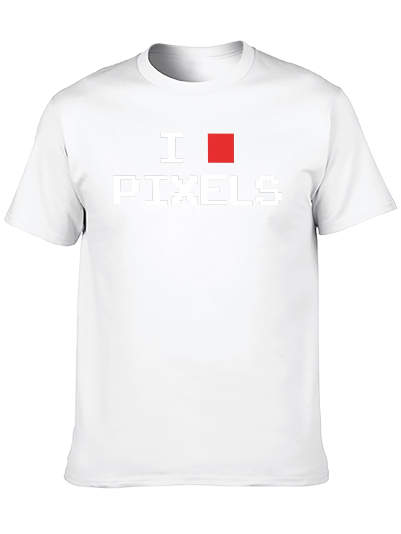 I Love Pixels Graphic T-Shirt - Gamer Style