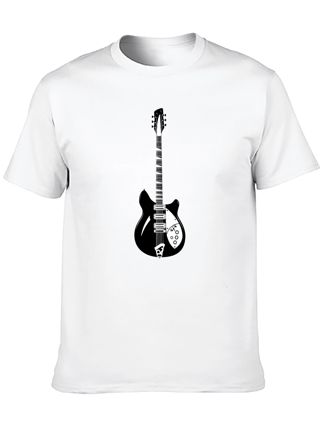 Guitar Graphic Tee - Classic Rock Style