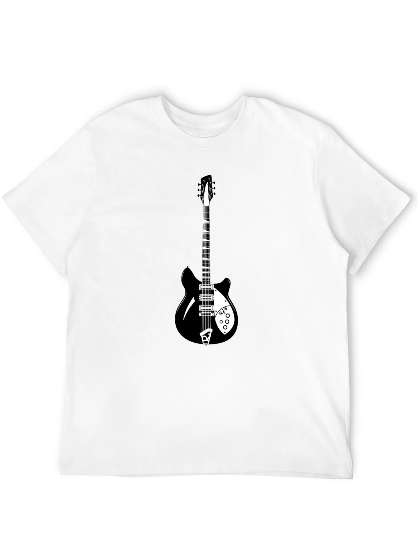 Guitar Graphic Tee - Classic Rock Style