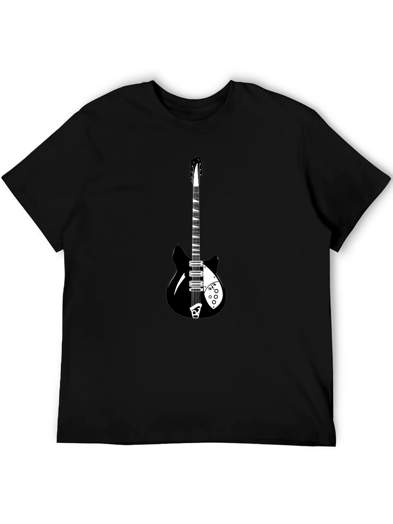 Guitar Graphic Tee - Classic Rock Style