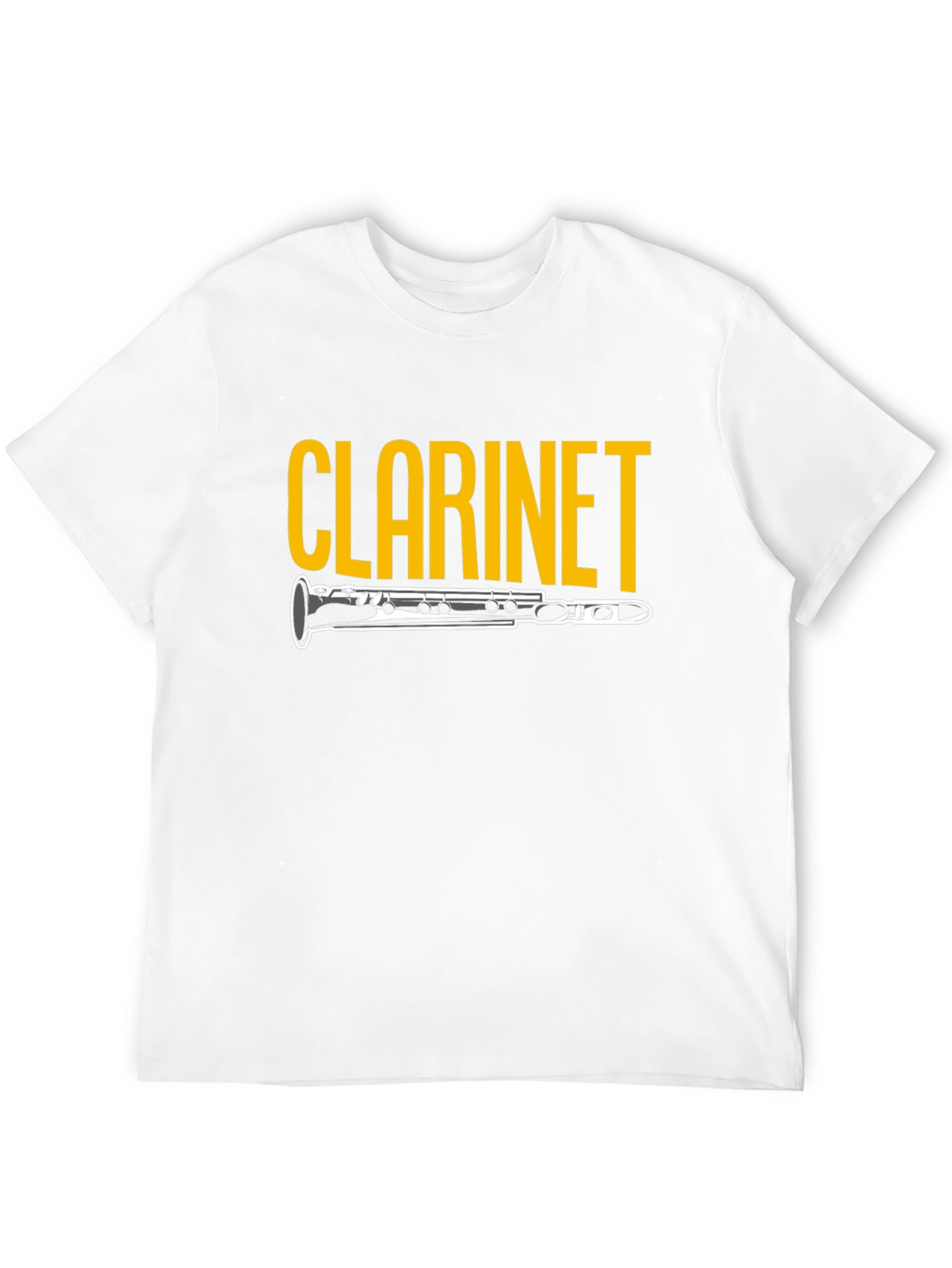 Clarinet Graphic T-Shirt - Music Lover Tee