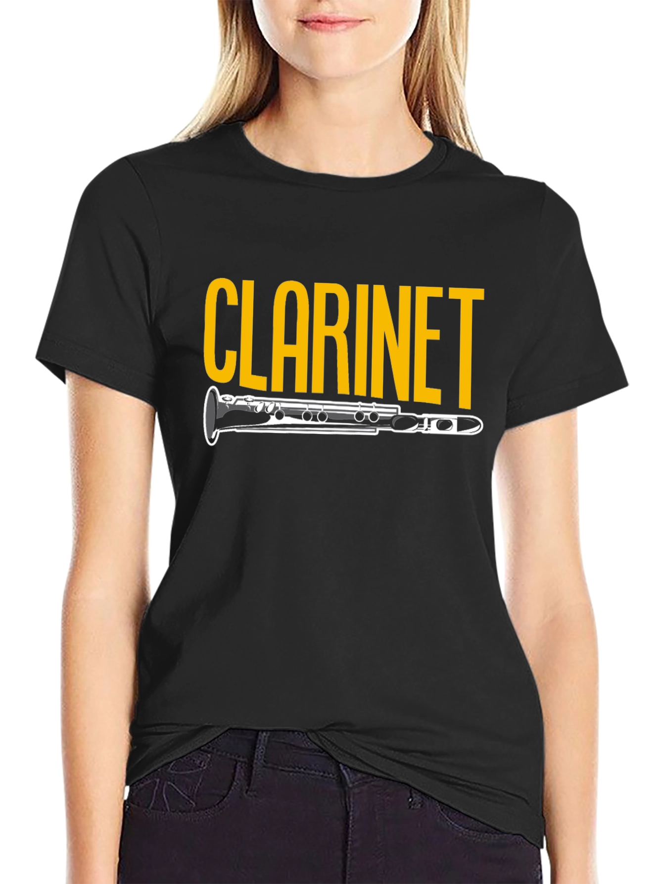 Clarinet Graphic T-Shirt - Music Lover Tee