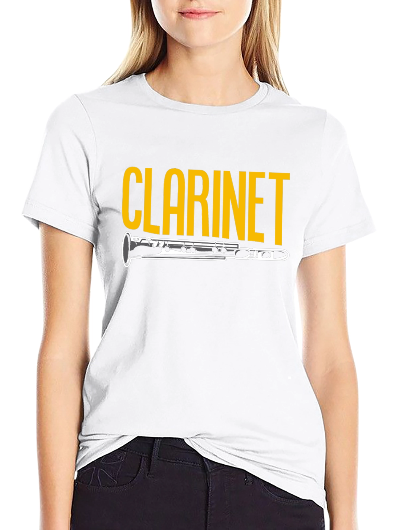 Clarinet Graphic T-Shirt - Music Lover Tee