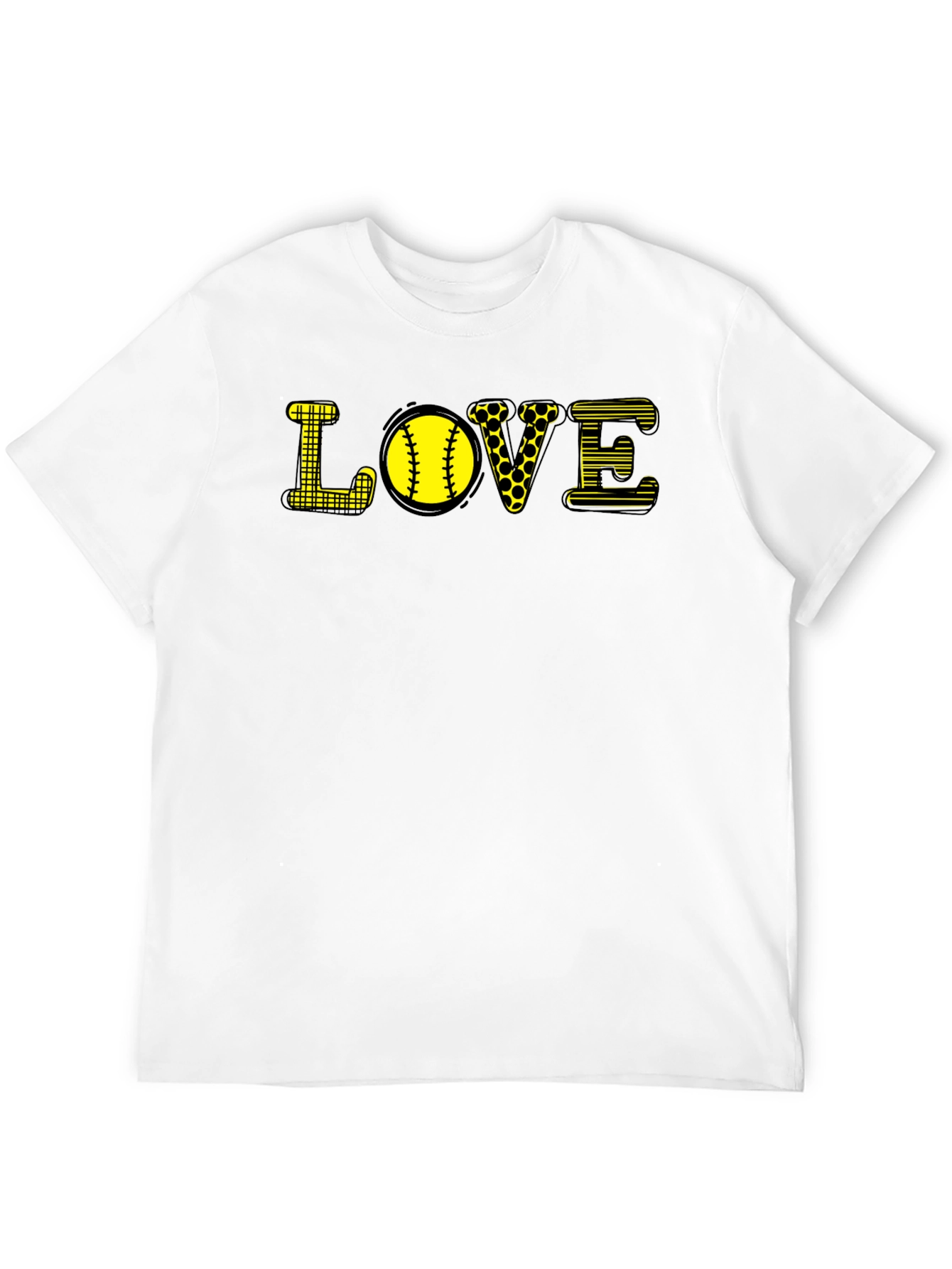 LOVE Softball Graphic T-Shirt