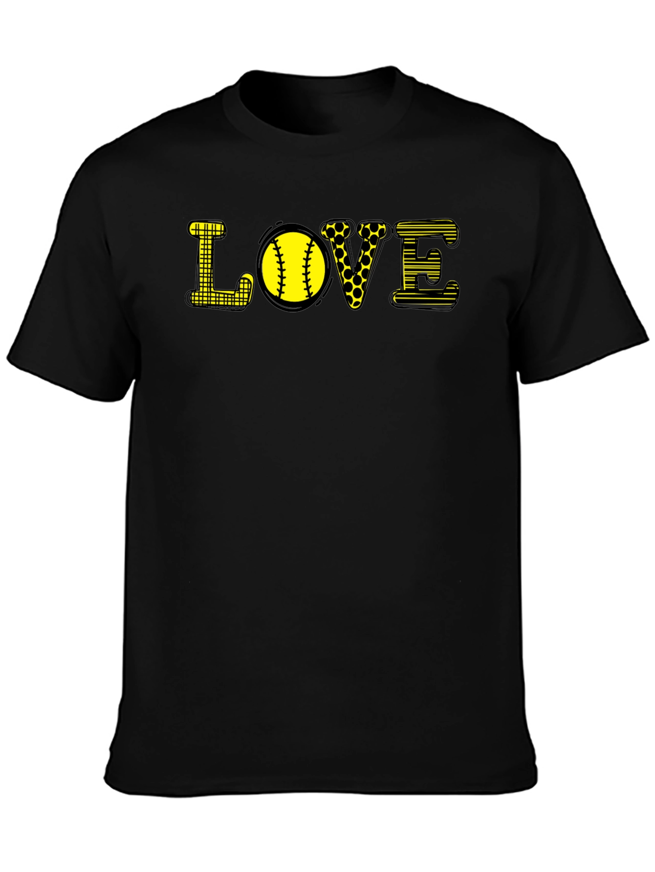 LOVE Softball Graphic T-Shirt