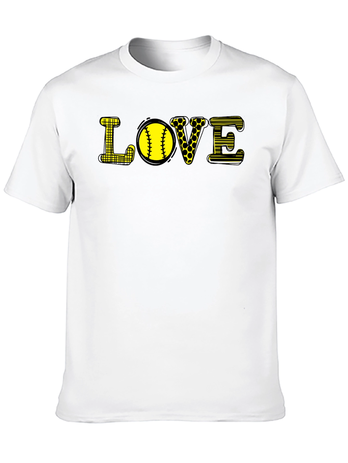 LOVE Softball Graphic T-Shirt
