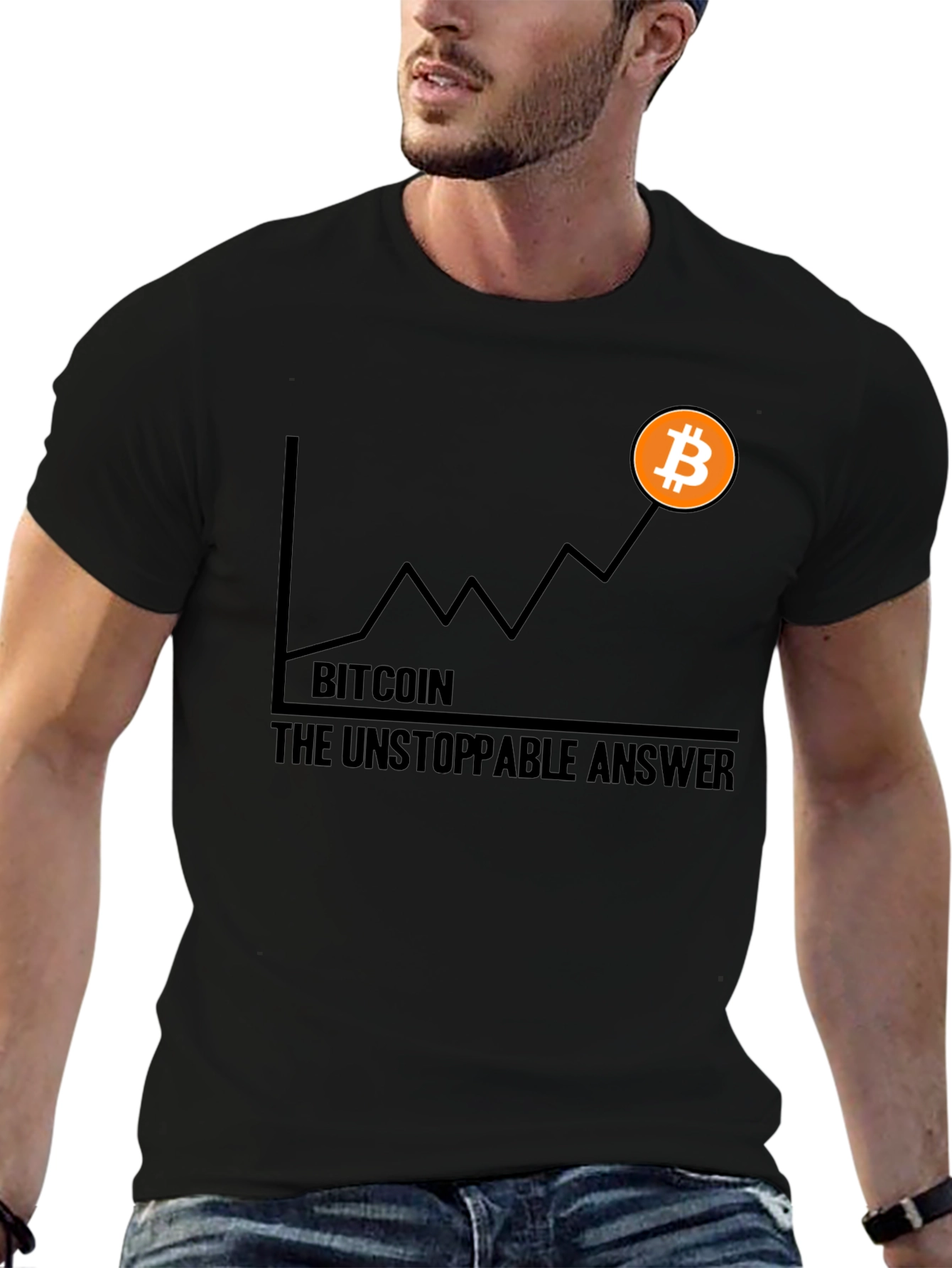 Bitcoin Unstoppable Answer Graphic Tee