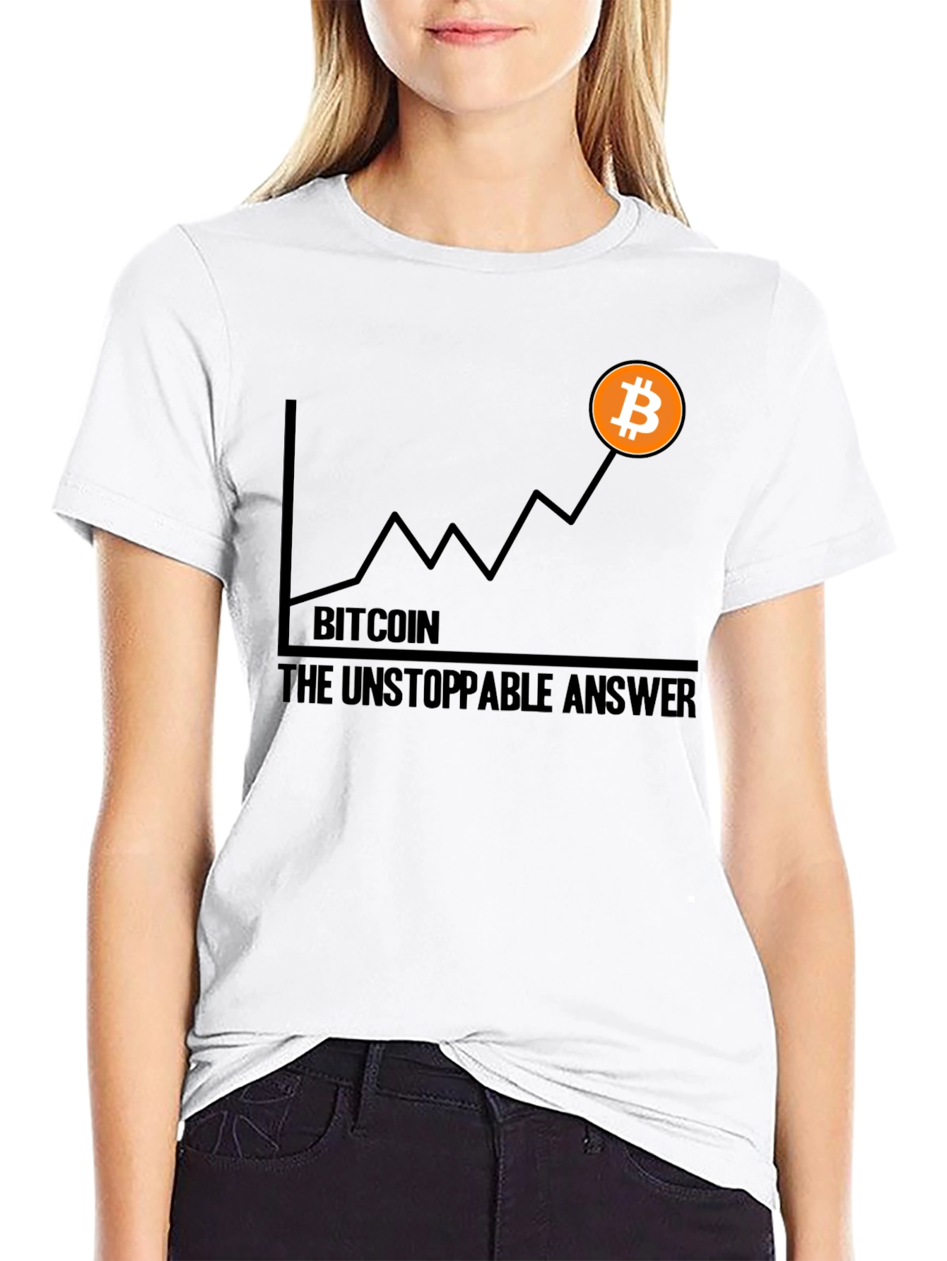 Bitcoin Unstoppable Answer Graphic Tee
