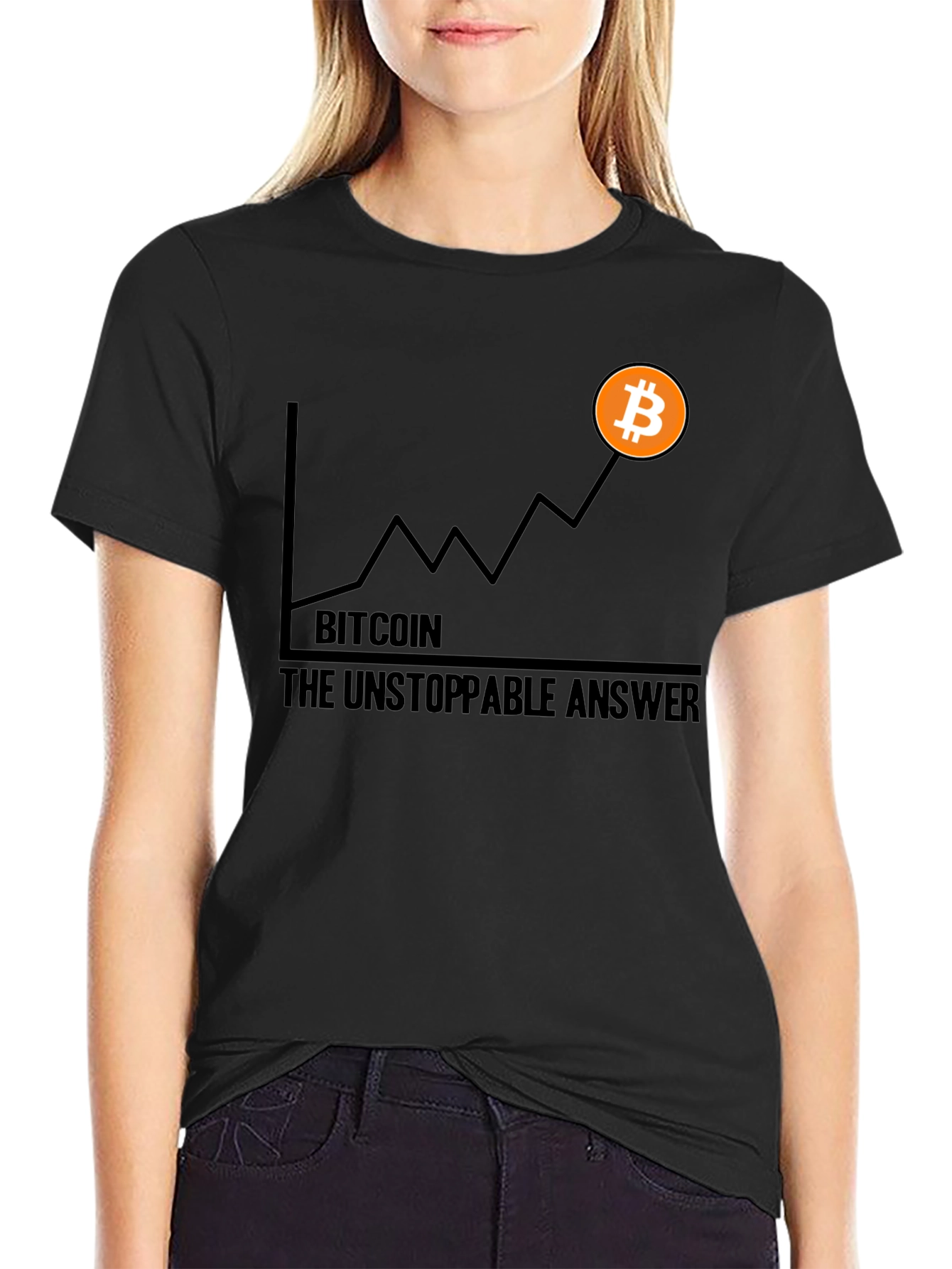 Bitcoin Unstoppable Answer Graphic Tee