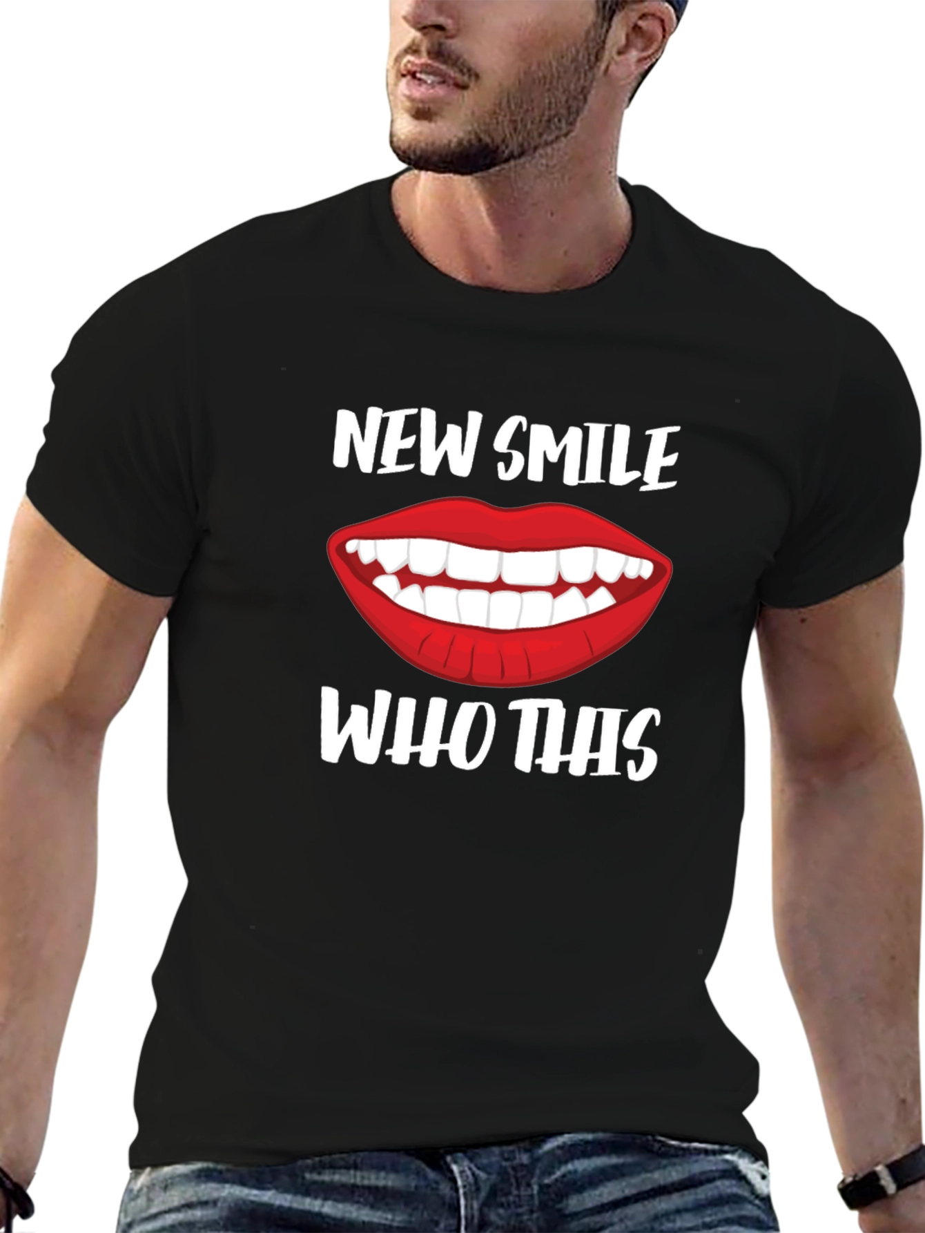 New Smile Who This? Graphic Tee