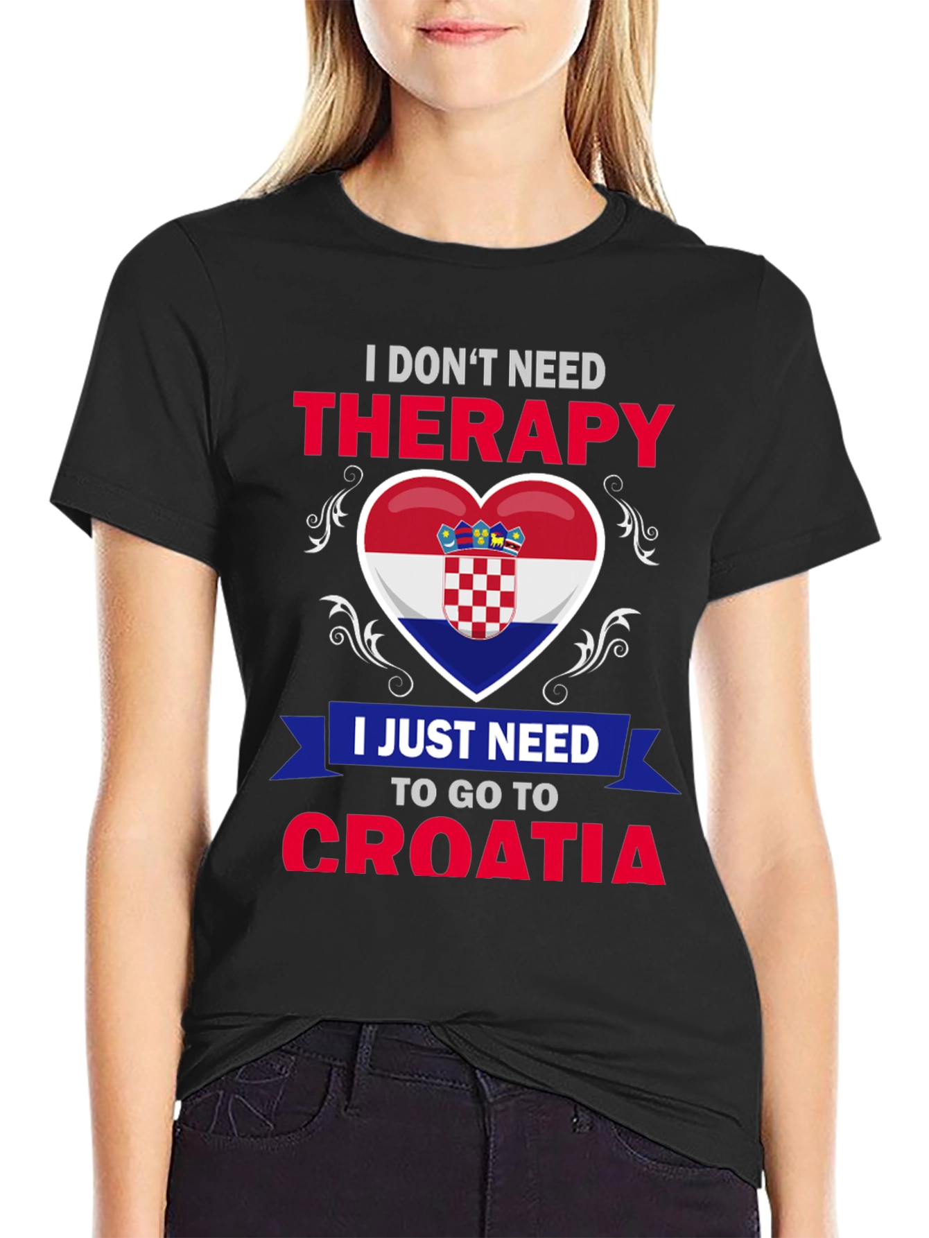 Croatia Therapy T-Shirt: Croatian Pride Tee