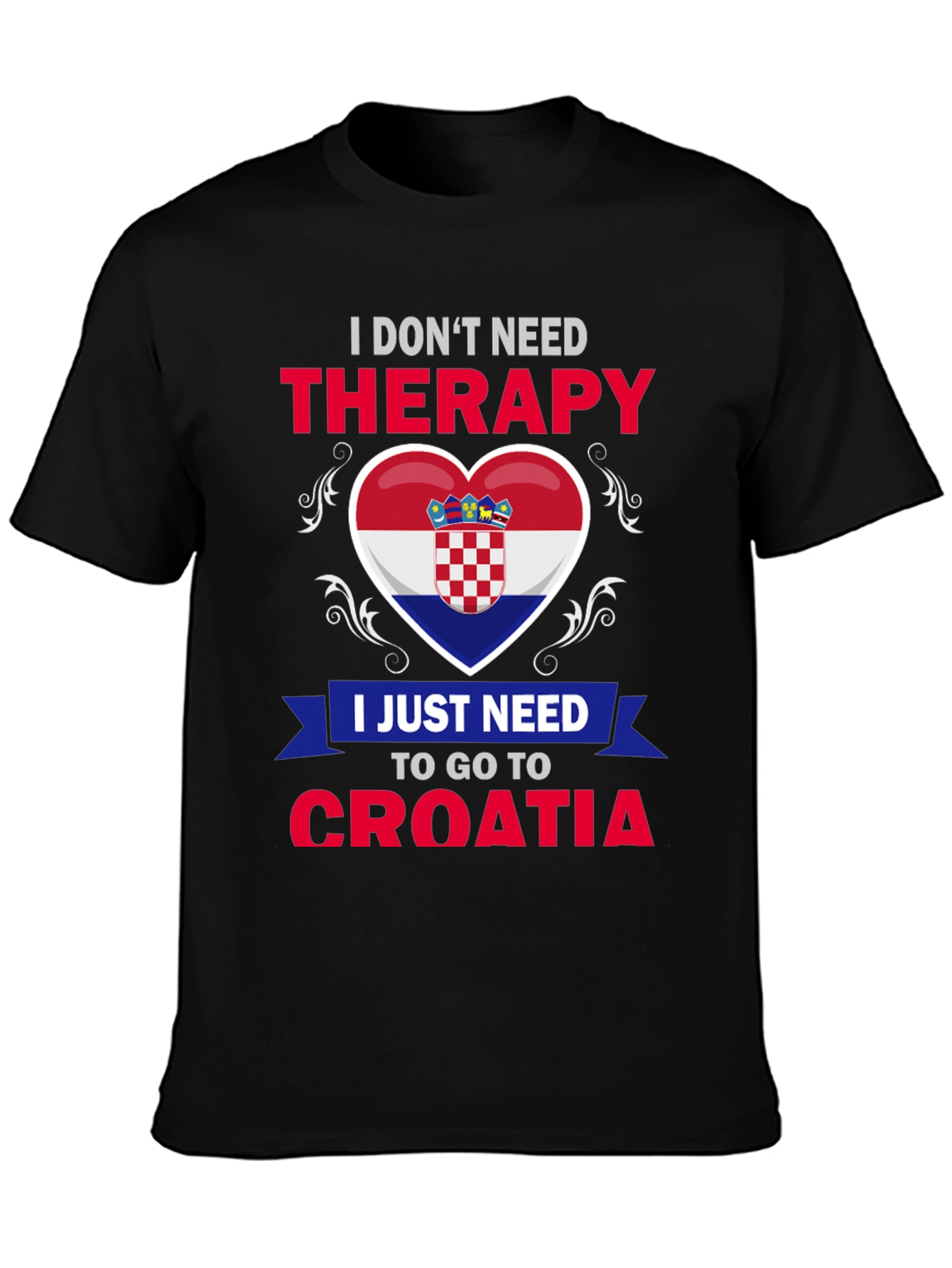 Croatia Therapy T-Shirt: Croatian Pride Tee