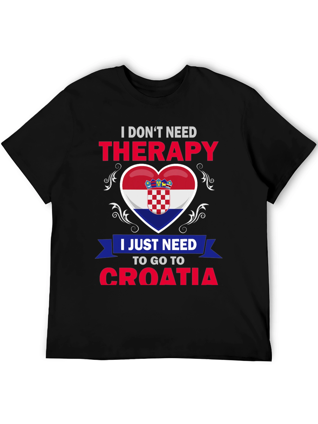 Croatia Therapy T-Shirt: Croatian Pride Tee