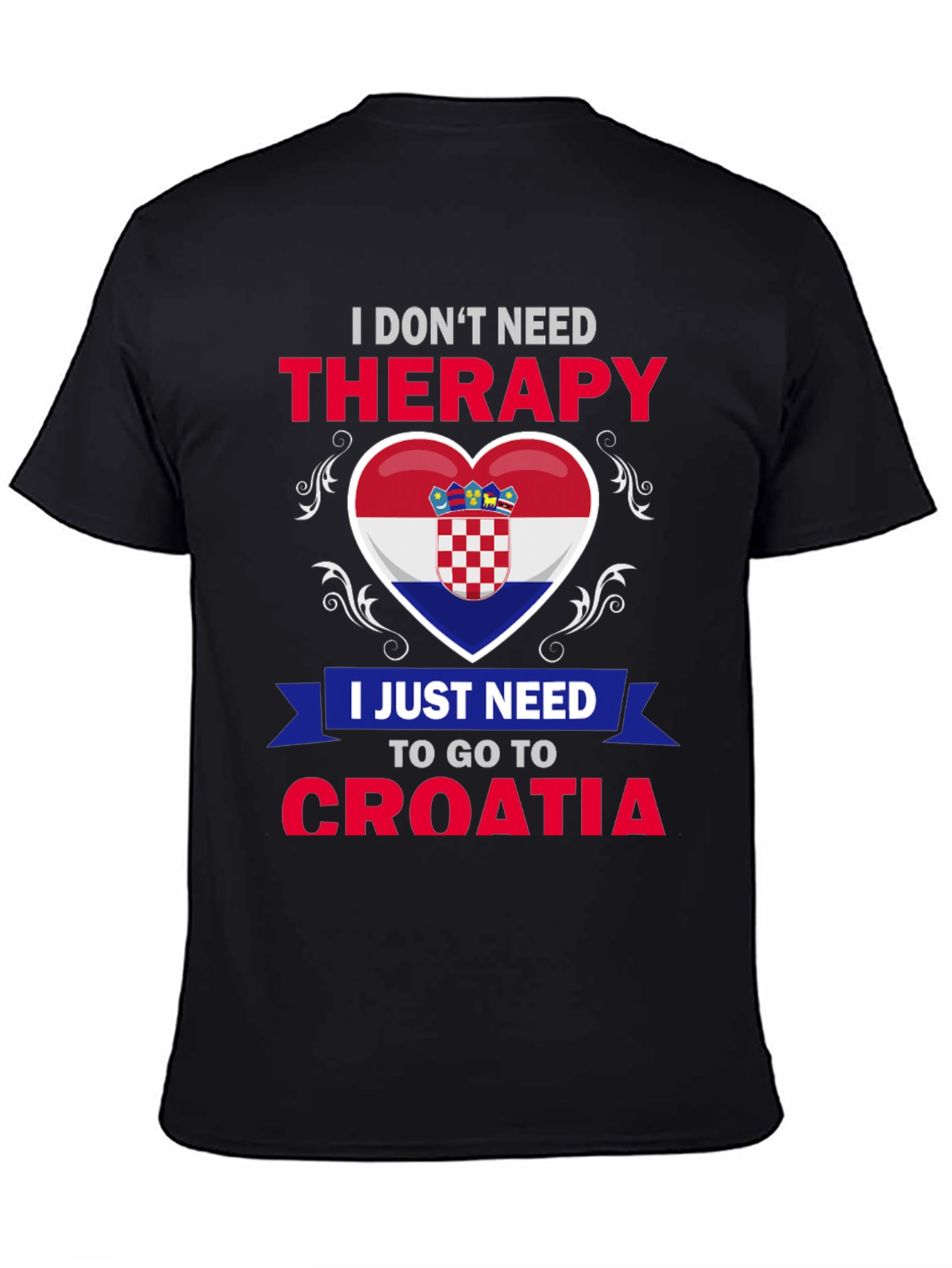 Croatia Therapy T-Shirt: Croatian Pride Tee