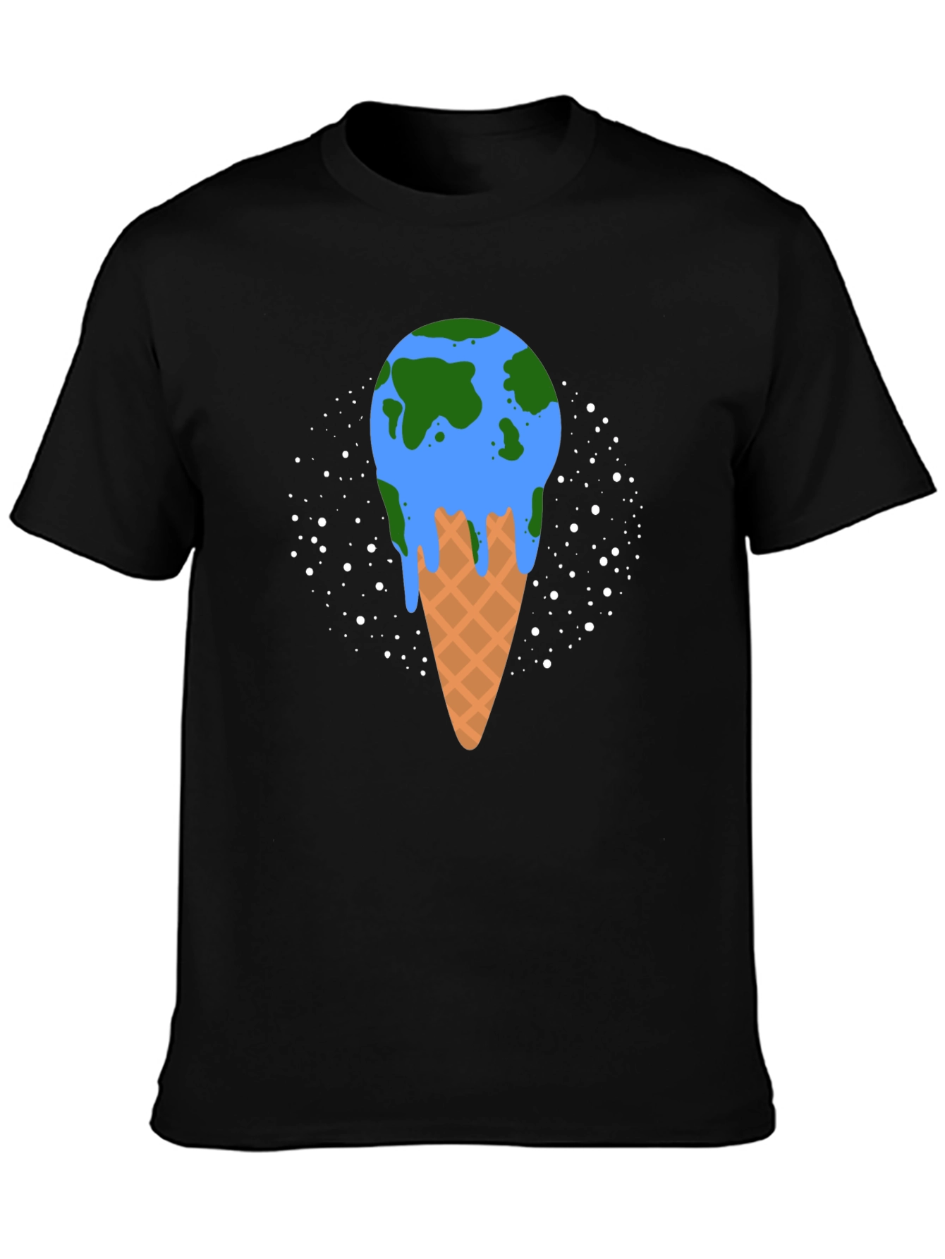 Melting Earth Ice Cream Graphic Tee