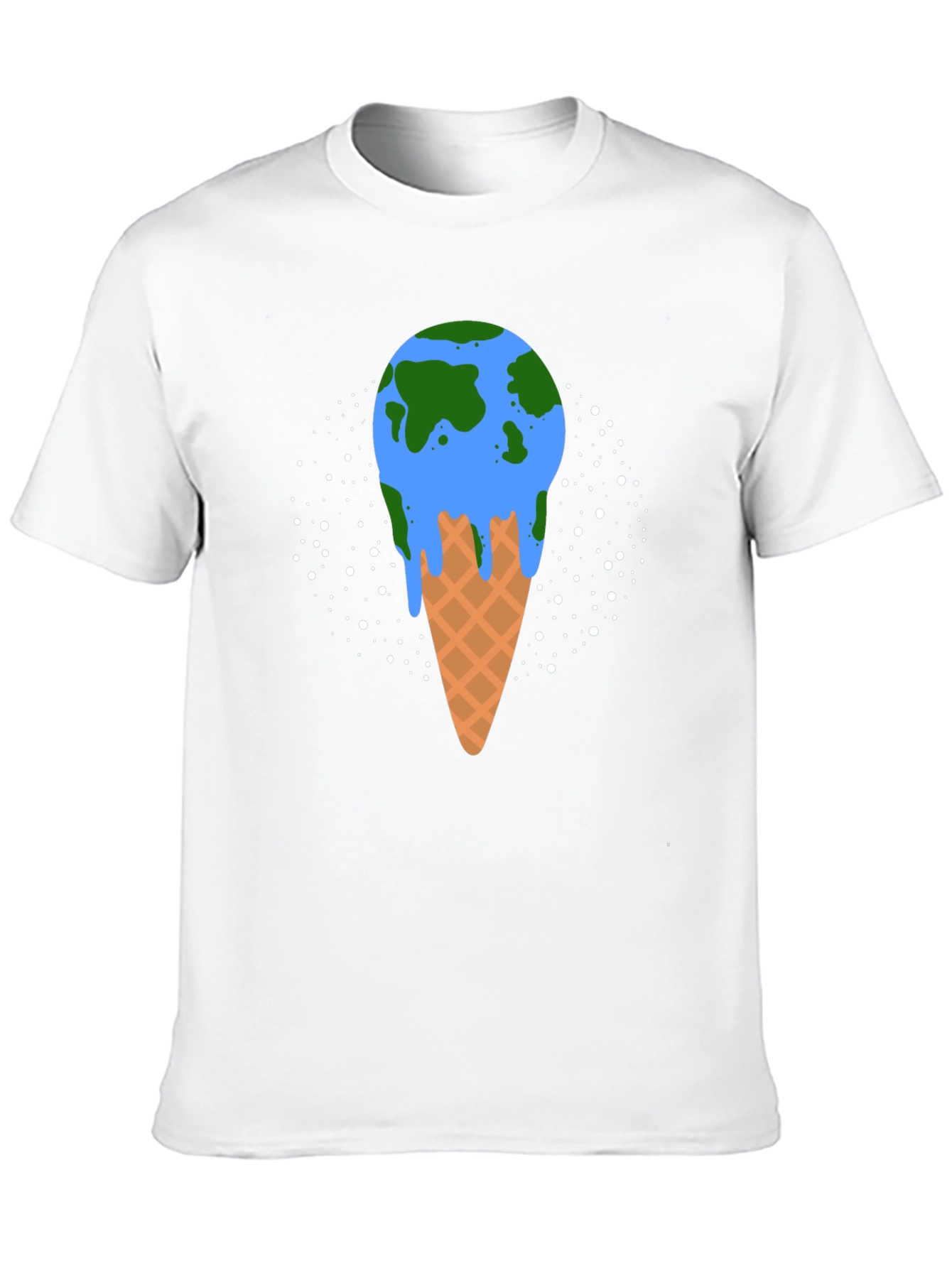 Melting Earth Ice Cream Graphic Tee