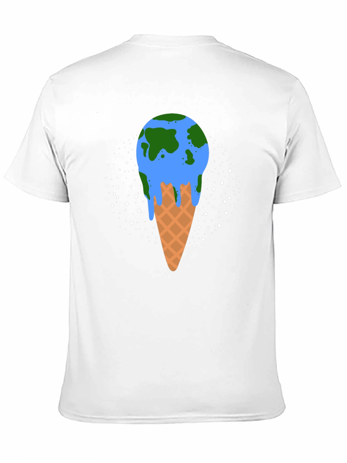 Melting Earth Ice Cream Graphic Tee