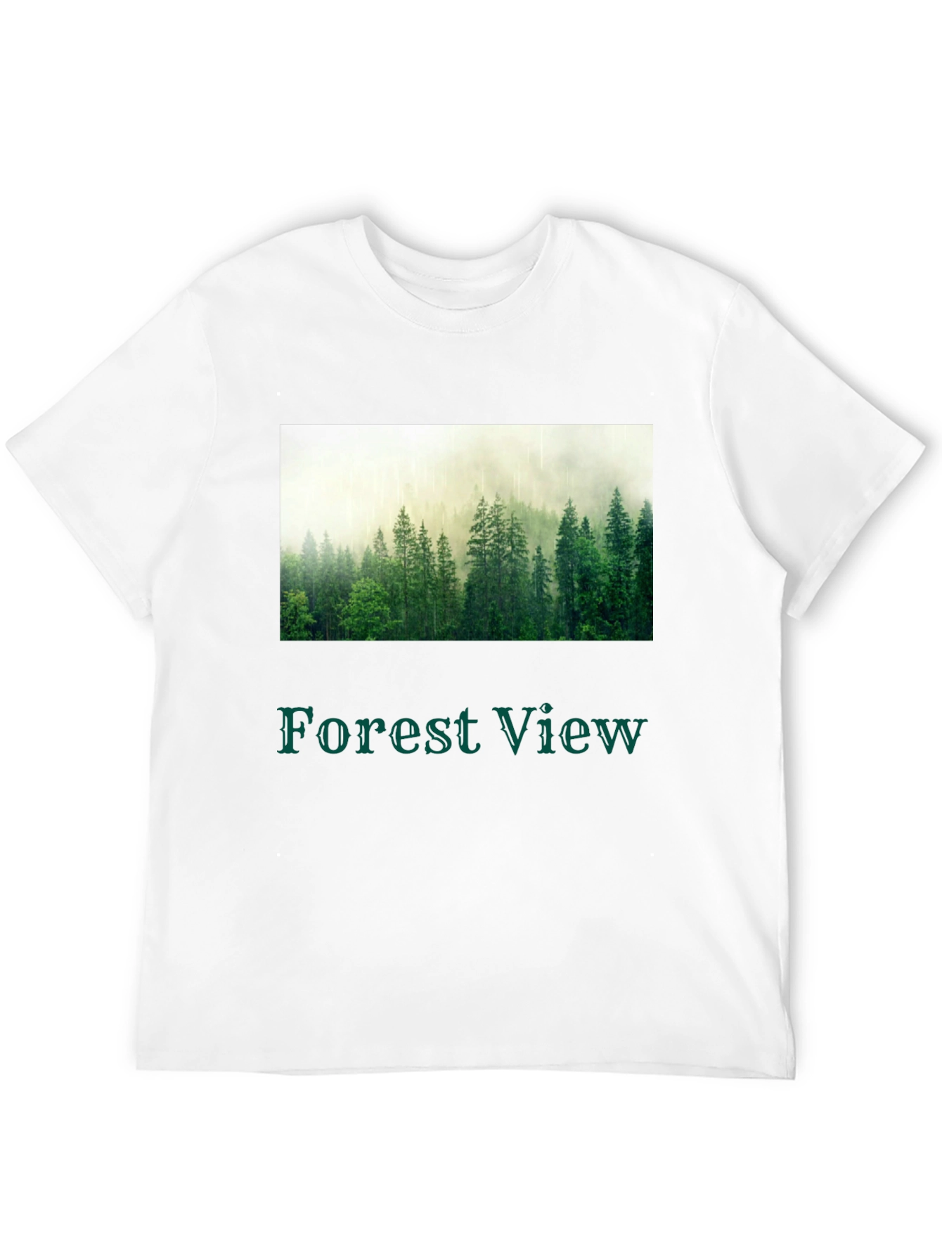 Forest View T-Shirt - Nature Inspired Graphic Tee
