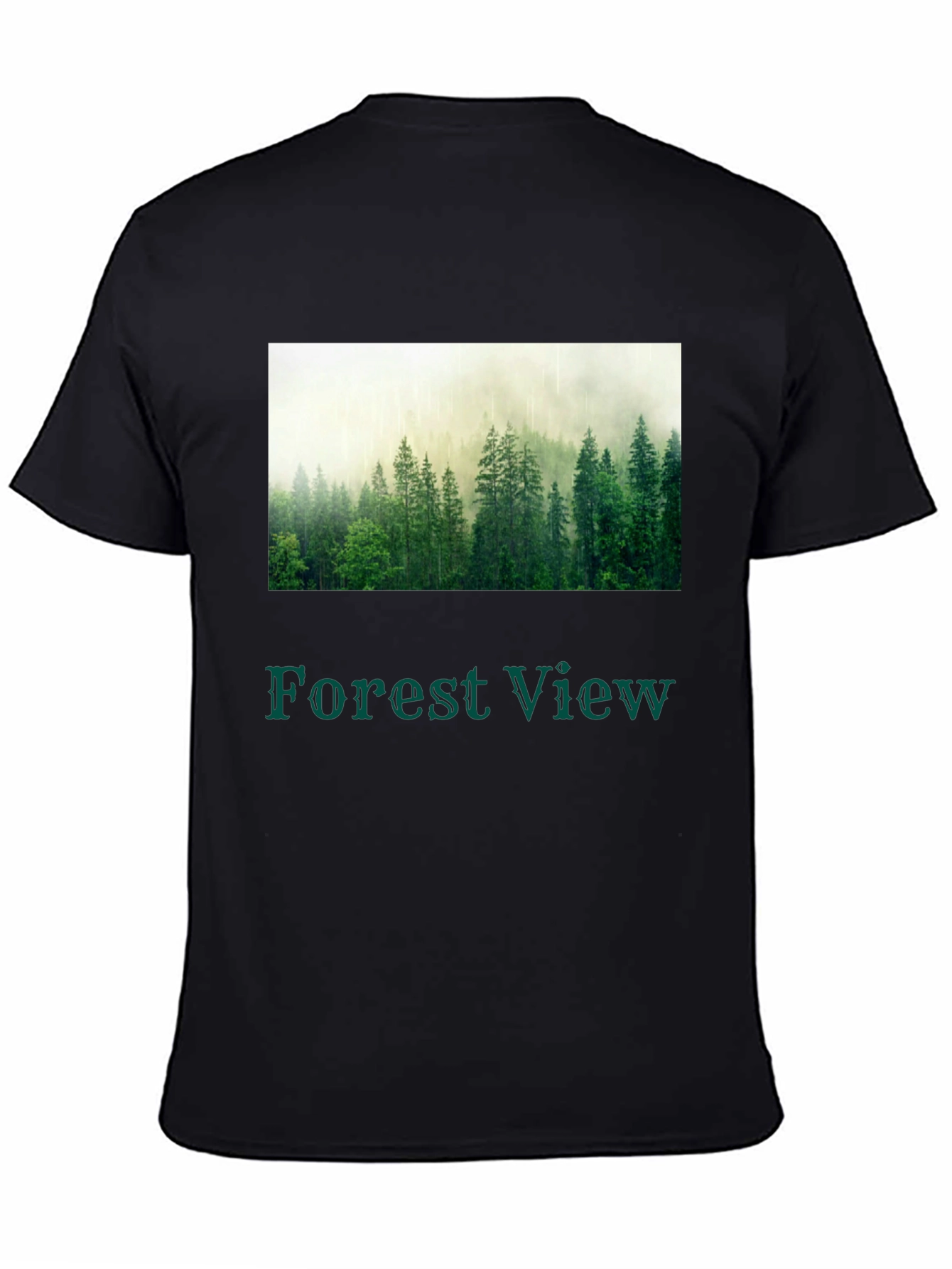 Forest View T-Shirt - Nature Inspired Graphic Tee