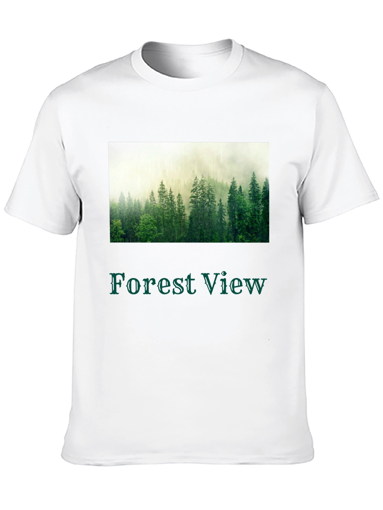 Forest View T-Shirt - Nature Inspired Graphic Tee