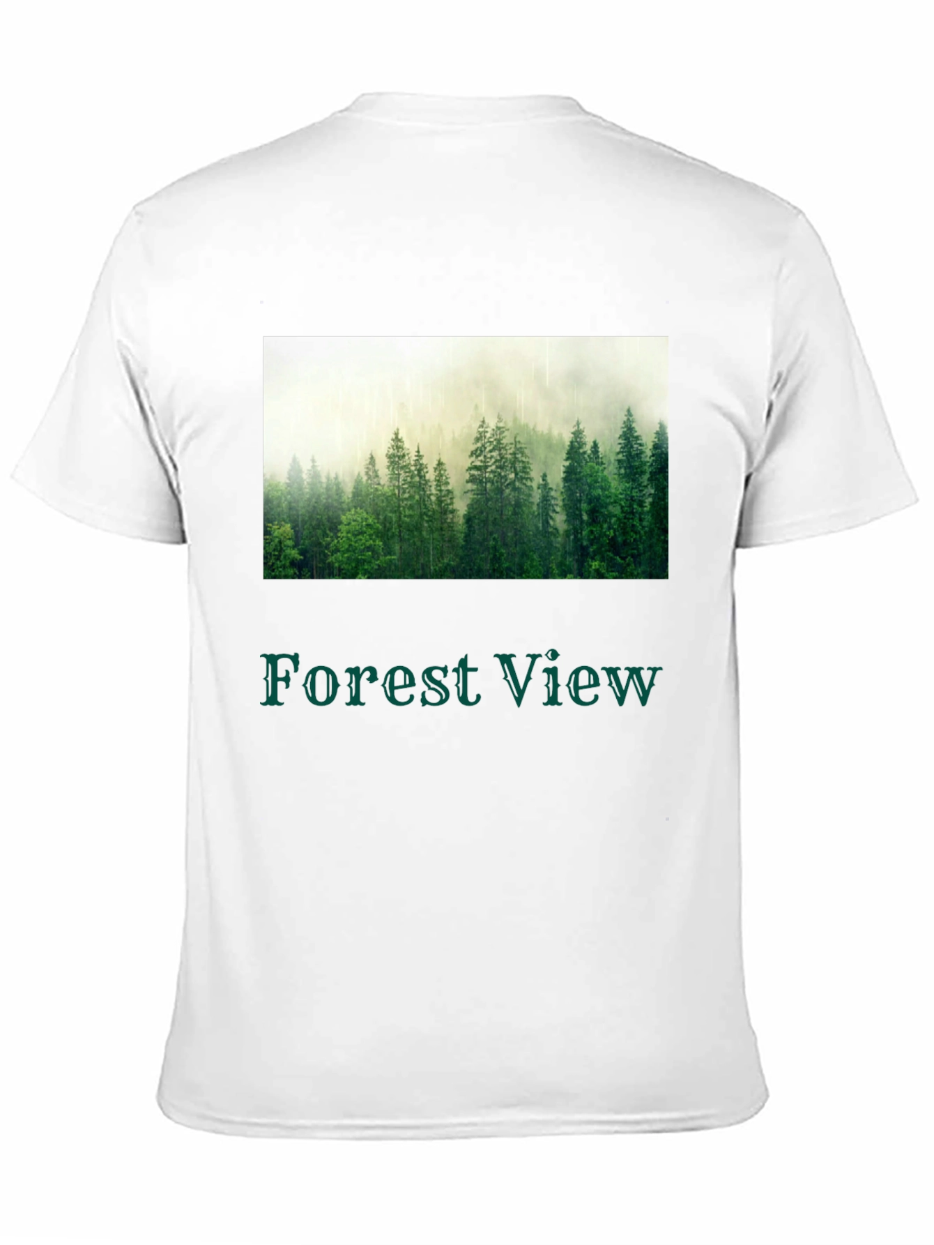 Forest View T-Shirt - Nature Inspired Graphic Tee