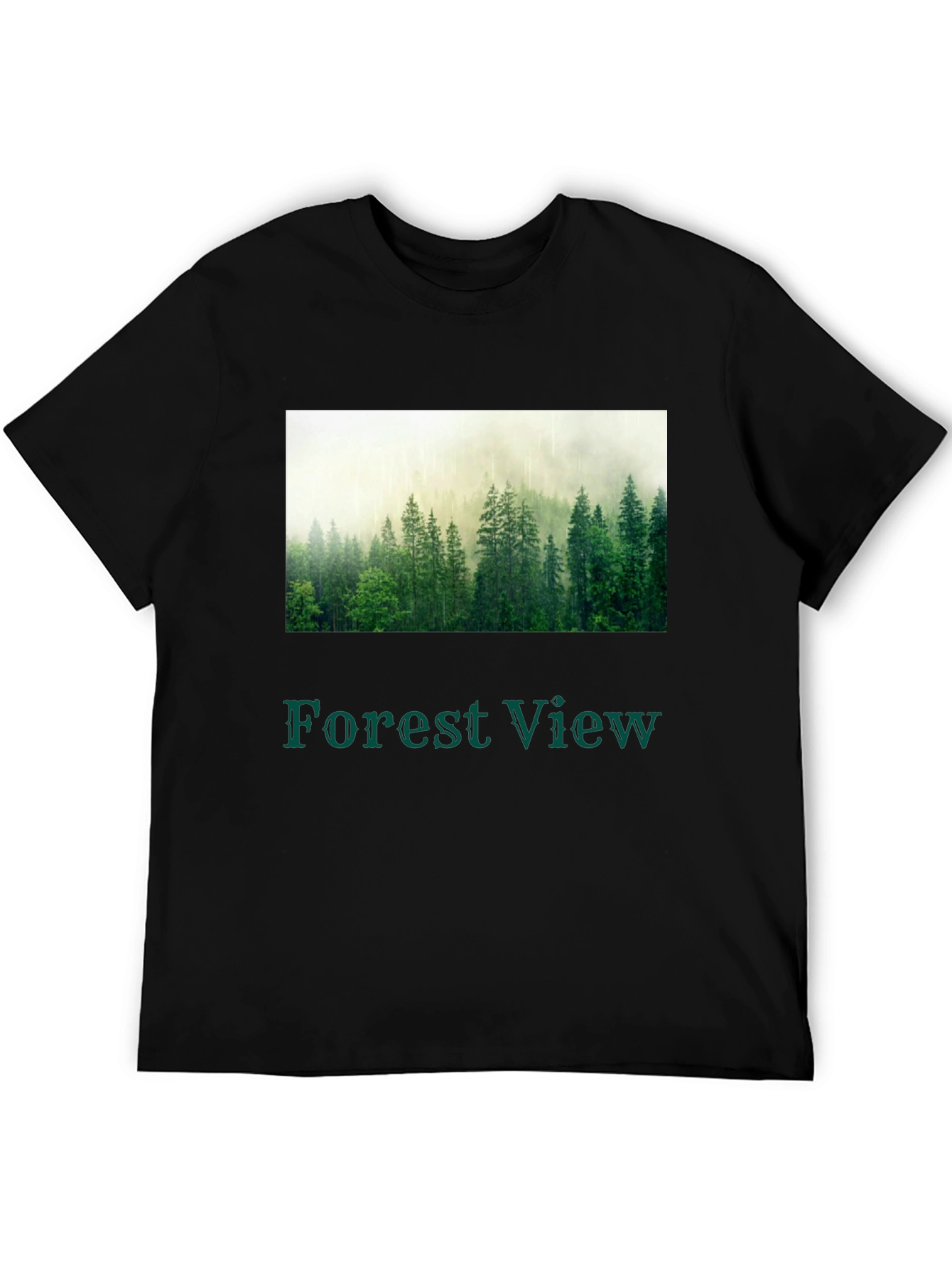 Forest View T-Shirt - Nature Inspired Graphic Tee
