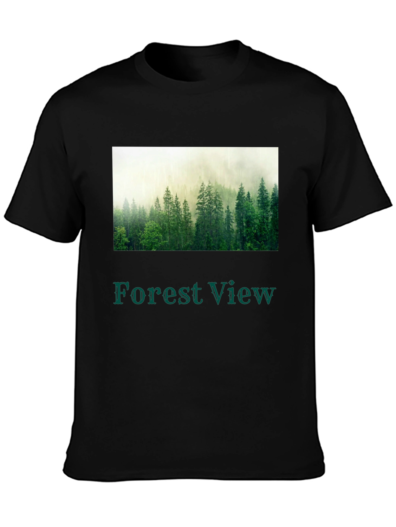 Forest View T-Shirt - Nature Inspired Graphic Tee