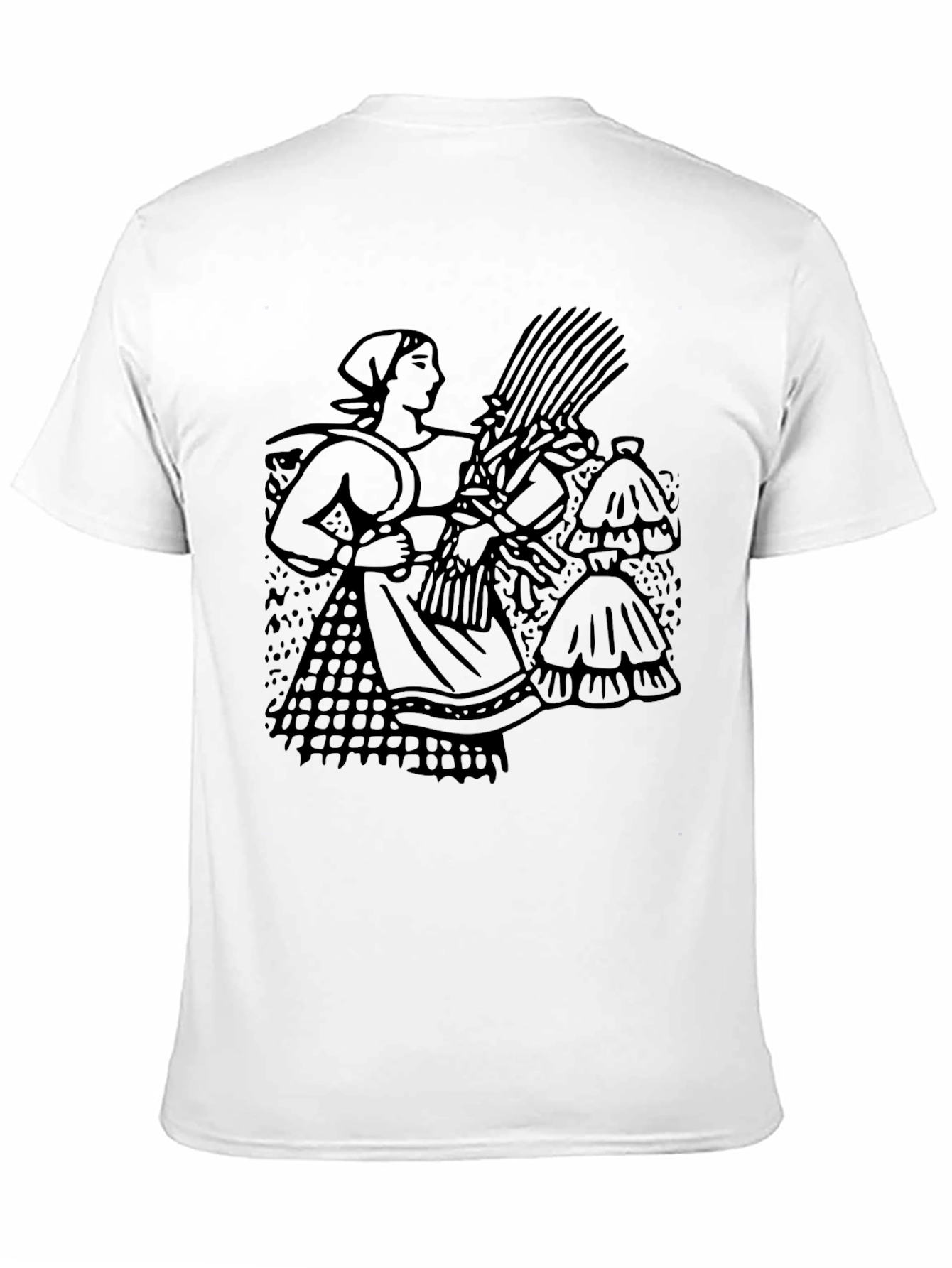Harvest Maiden Graphic T-Shirt - Black