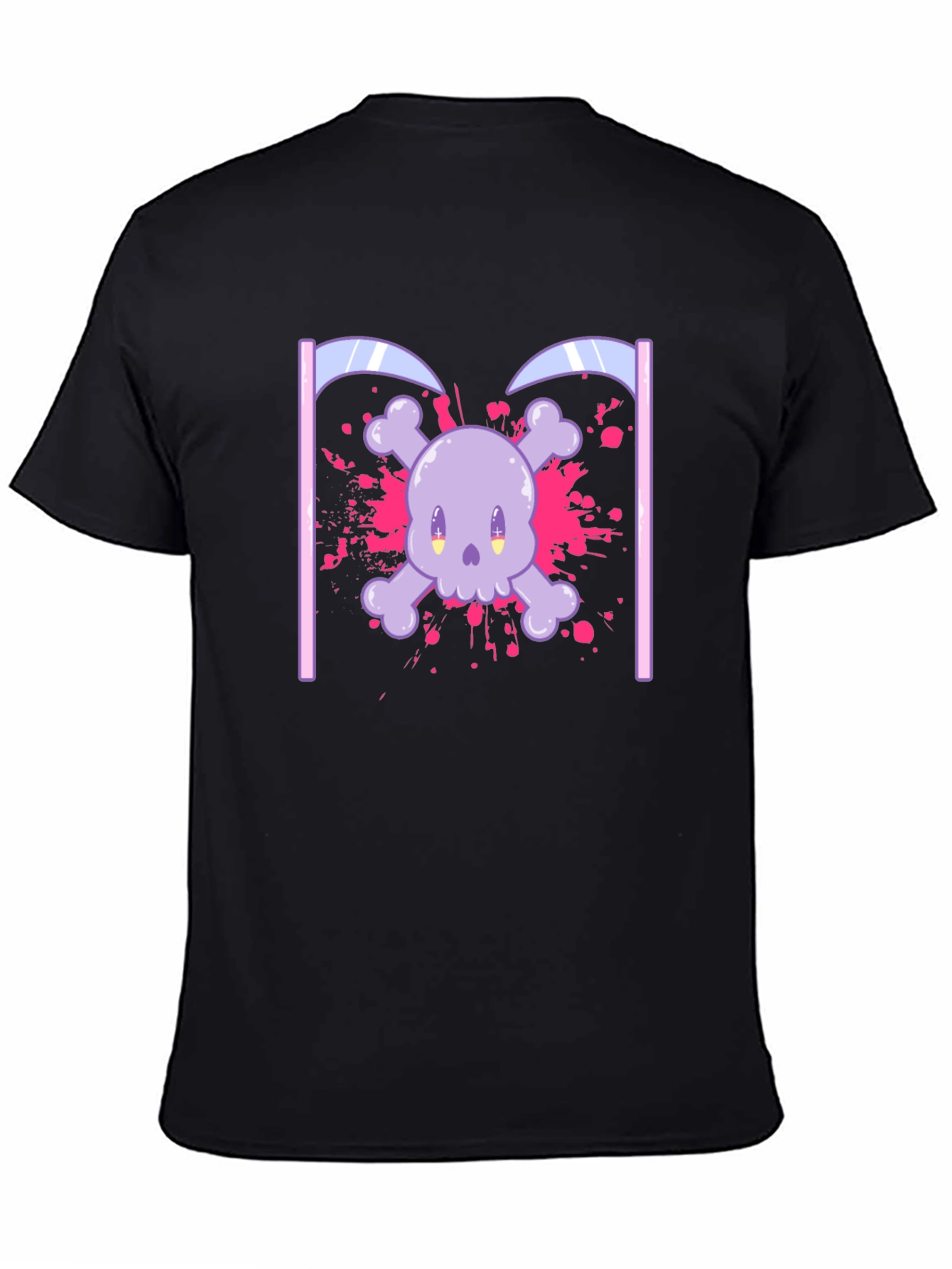 Cute Skull and Crossbones Graphic T-Shirt