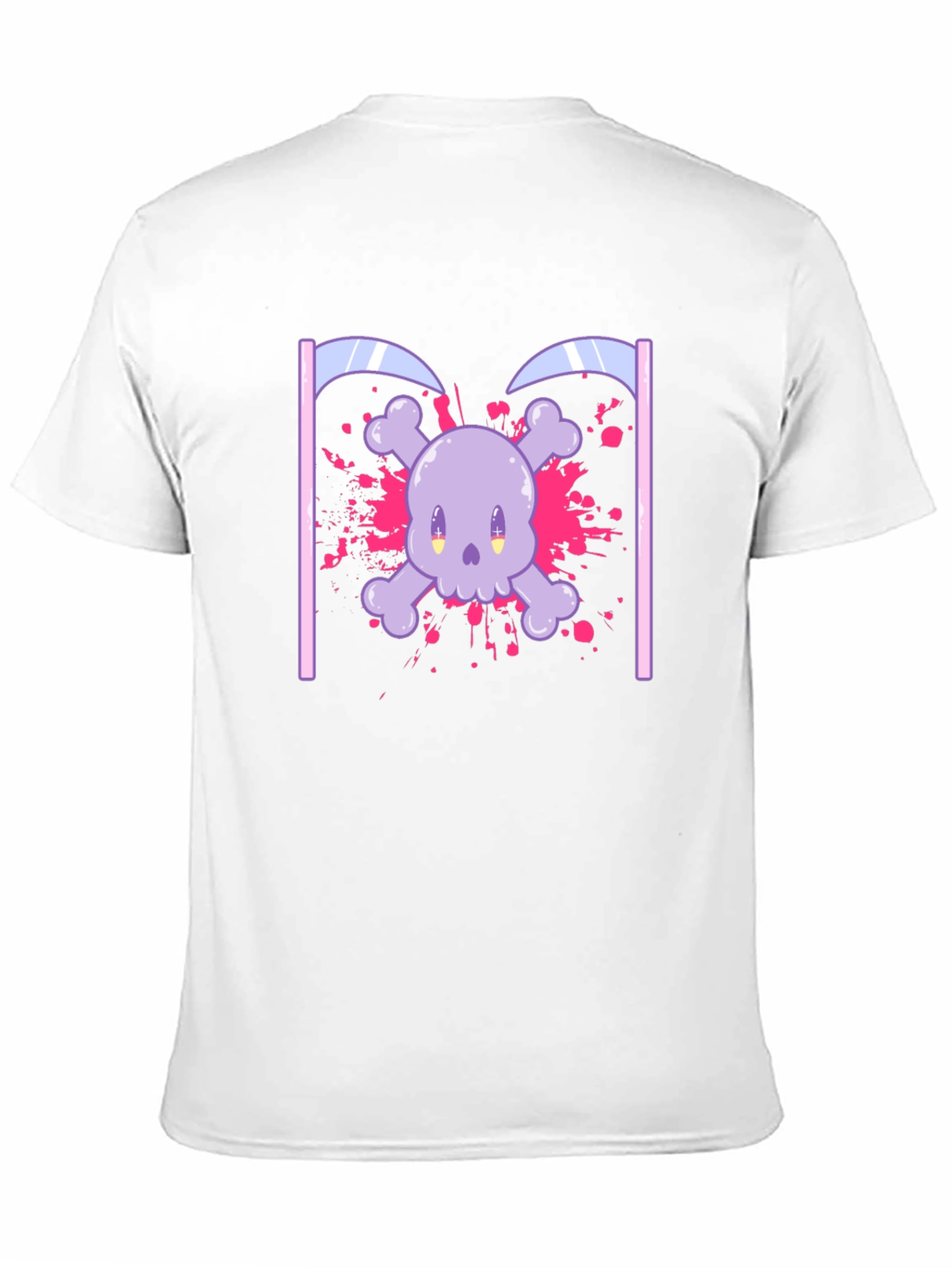 Cute Skull and Crossbones Graphic T-Shirt