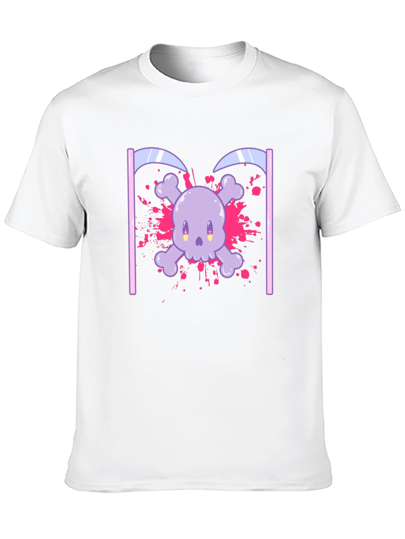 Cute Skull and Crossbones Graphic T-Shirt