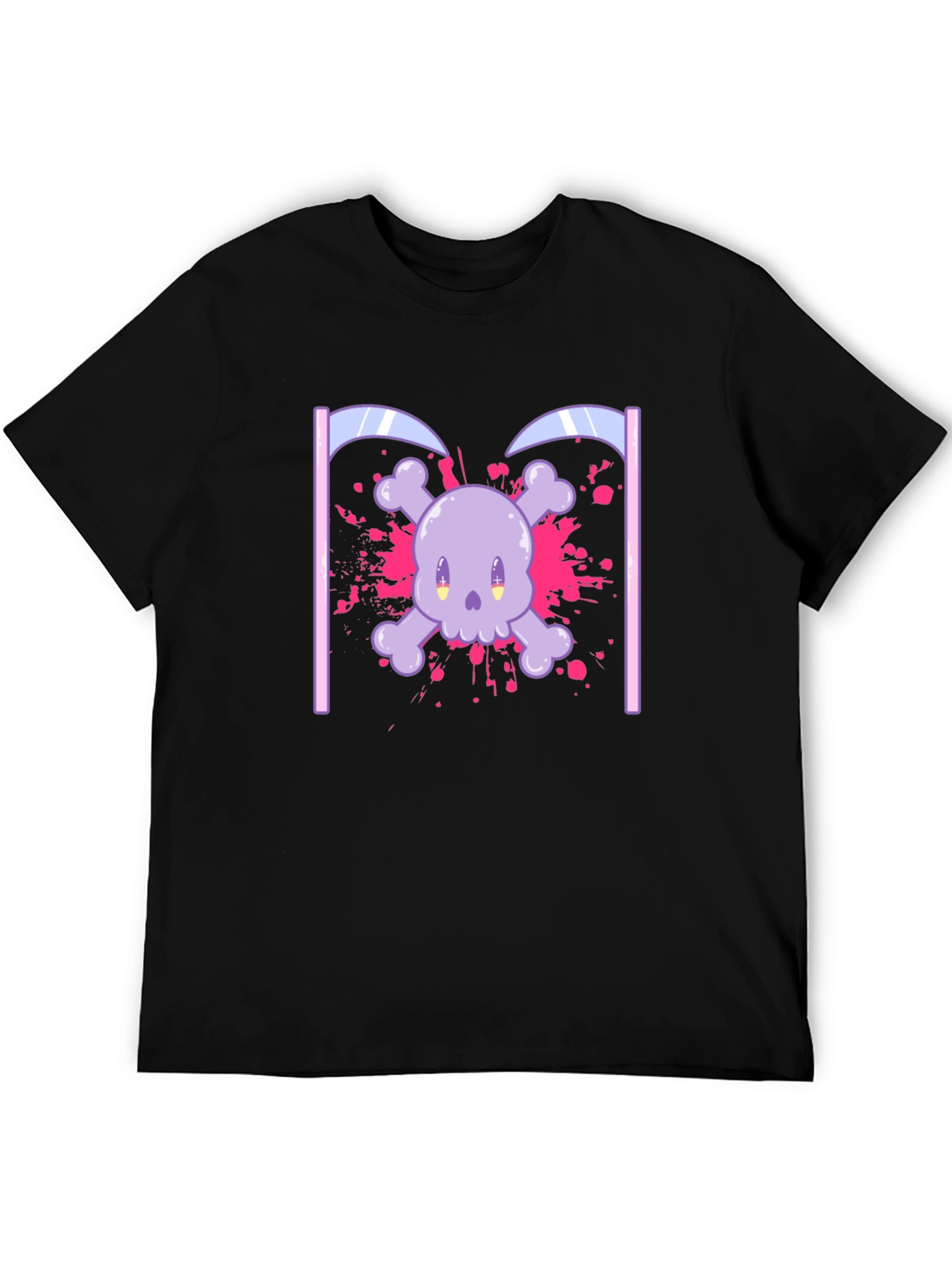 Cute Skull and Crossbones Graphic T-Shirt