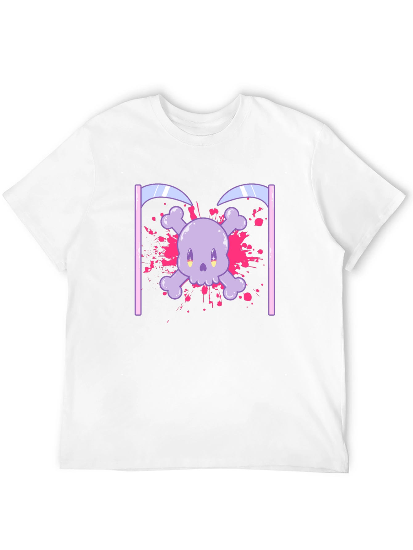 Cute Skull and Crossbones Graphic T-Shirt