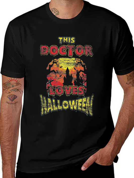 This Doctor Loves Halloween T-Shirt - Spooky Season Apparel