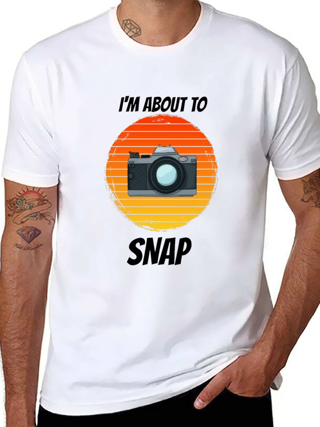 Im About To Snap T-Shirt - Photographer Graphic Tee