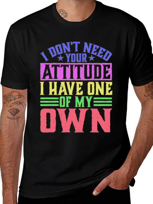 Humorous Attitude Graphic T-Shirt