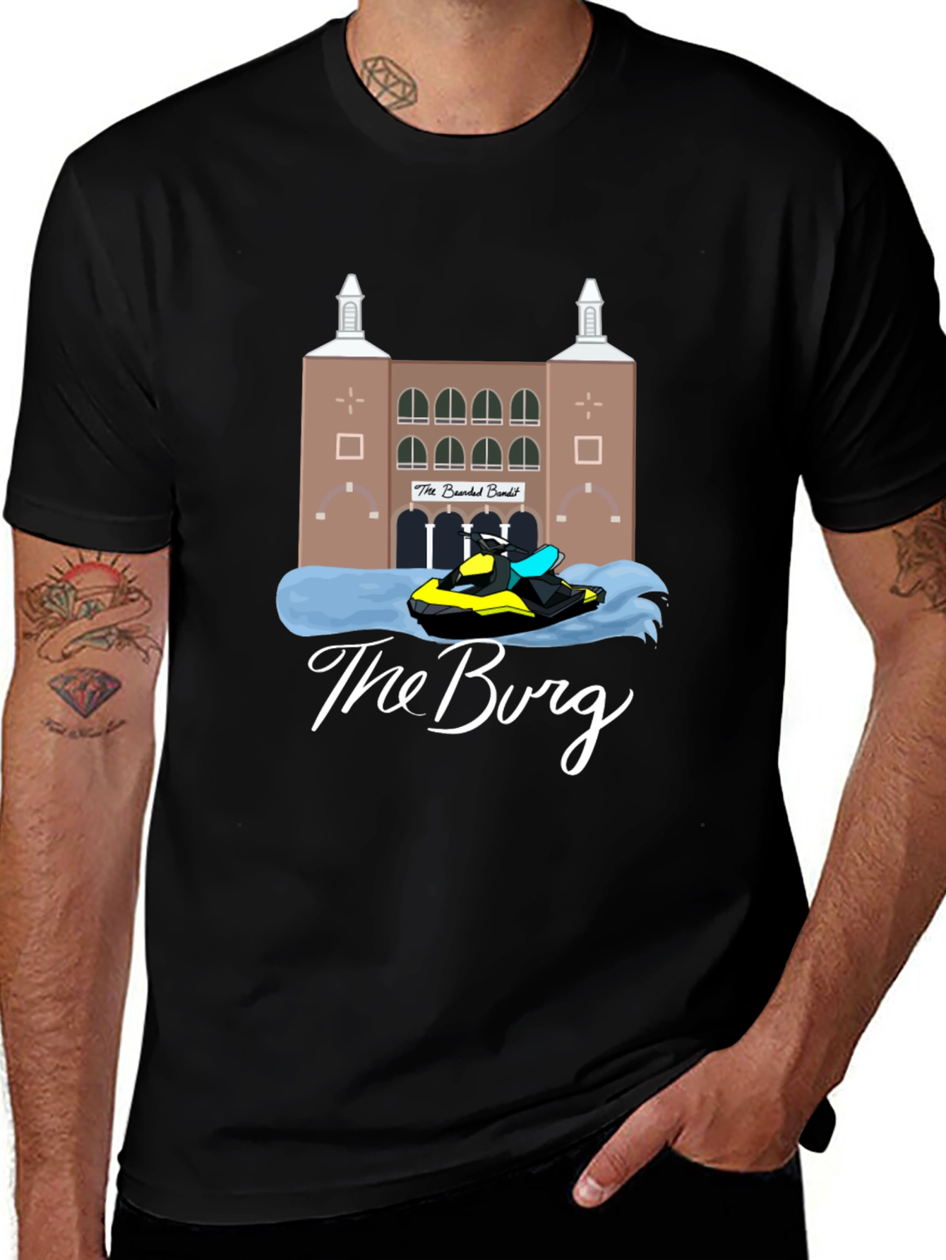 The Burg Bandit T-Shirt - Stylish Graphic Tee