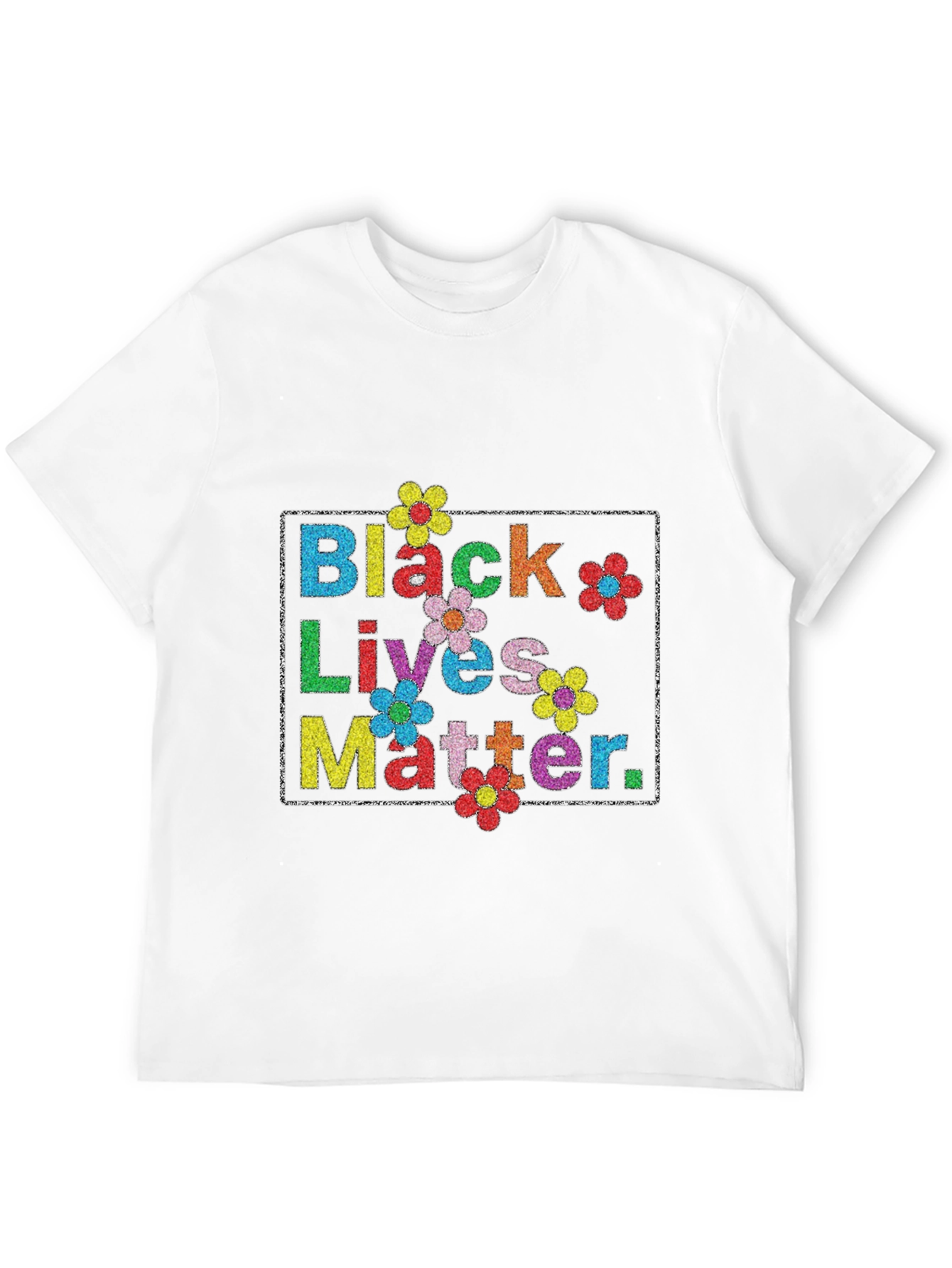 Black Lives Matter Floral T-Shirt