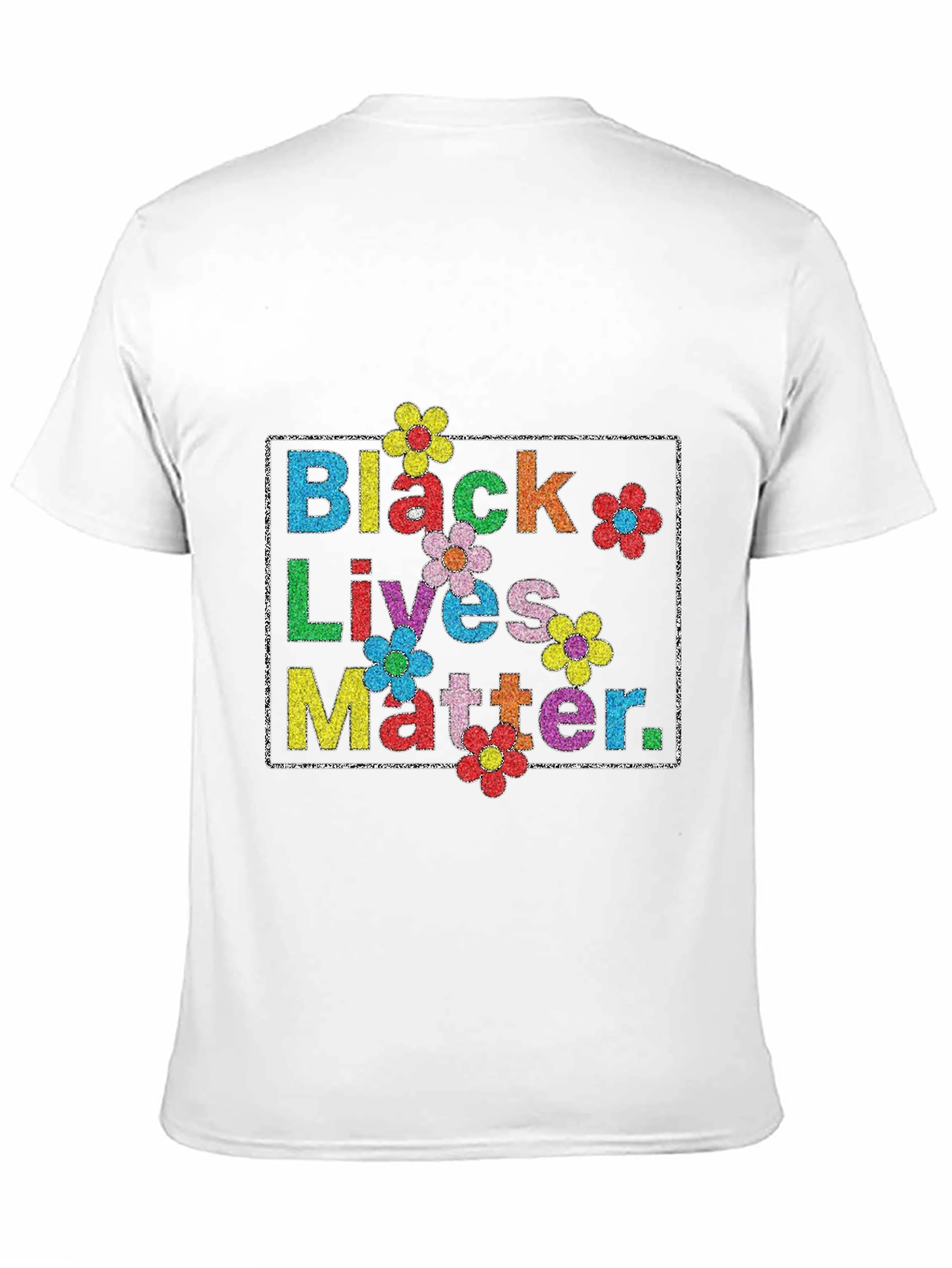 Black Lives Matter Floral T-Shirt