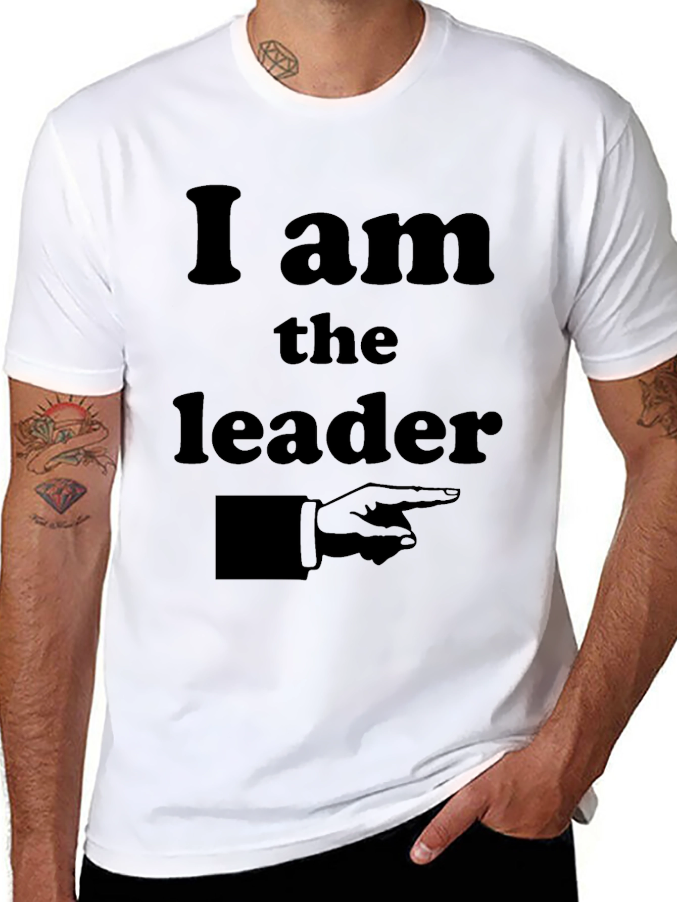 I am the Leader T-Shirt - Bold Statement Tee