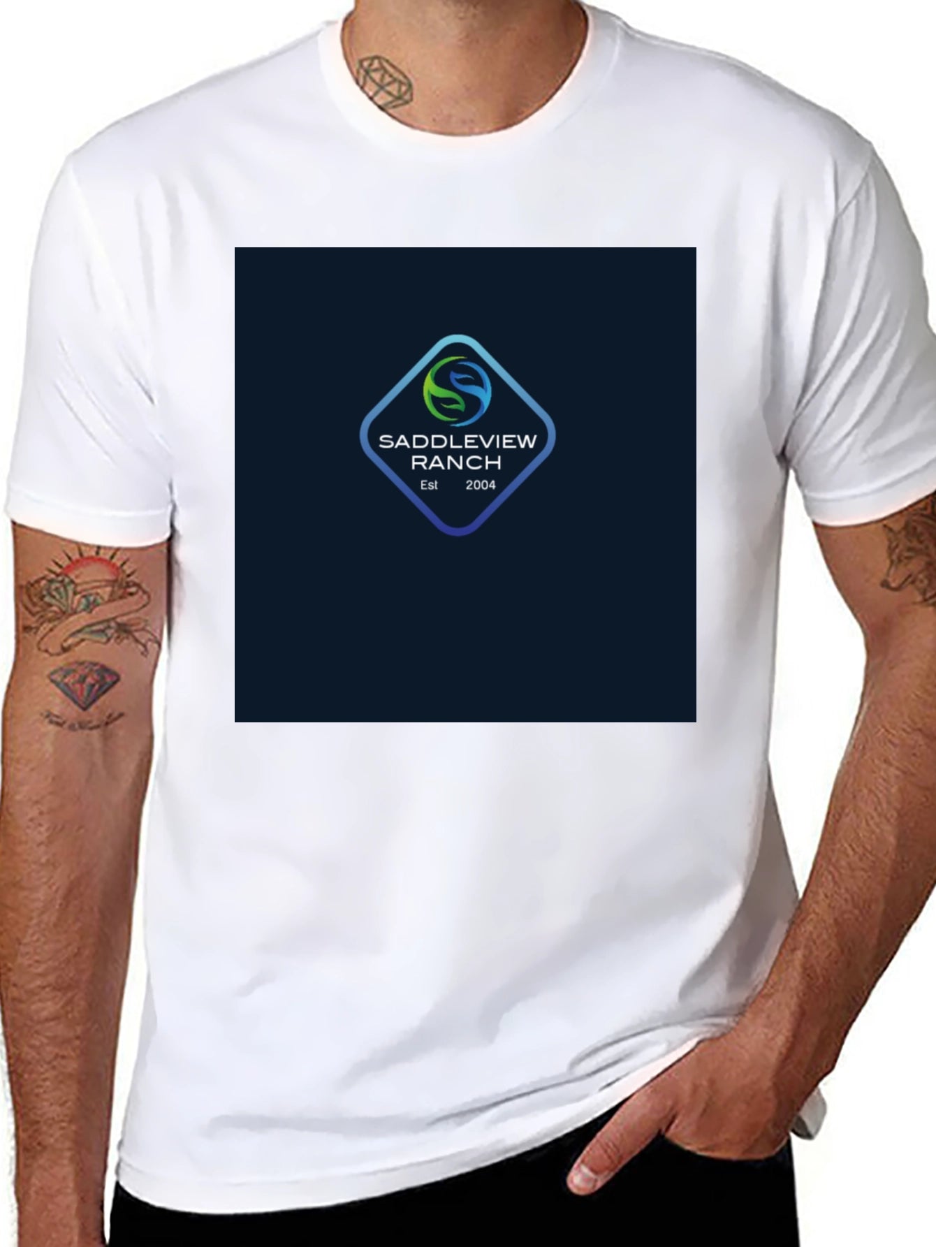 Saddleview Ranch T-Shirt - Premium Cotton Tee