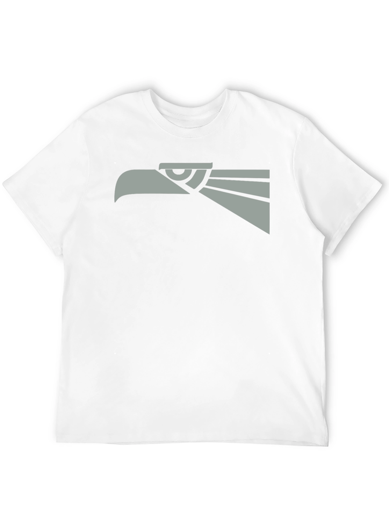 Bold Eagle Graphic Tee - Black Cotton Blend