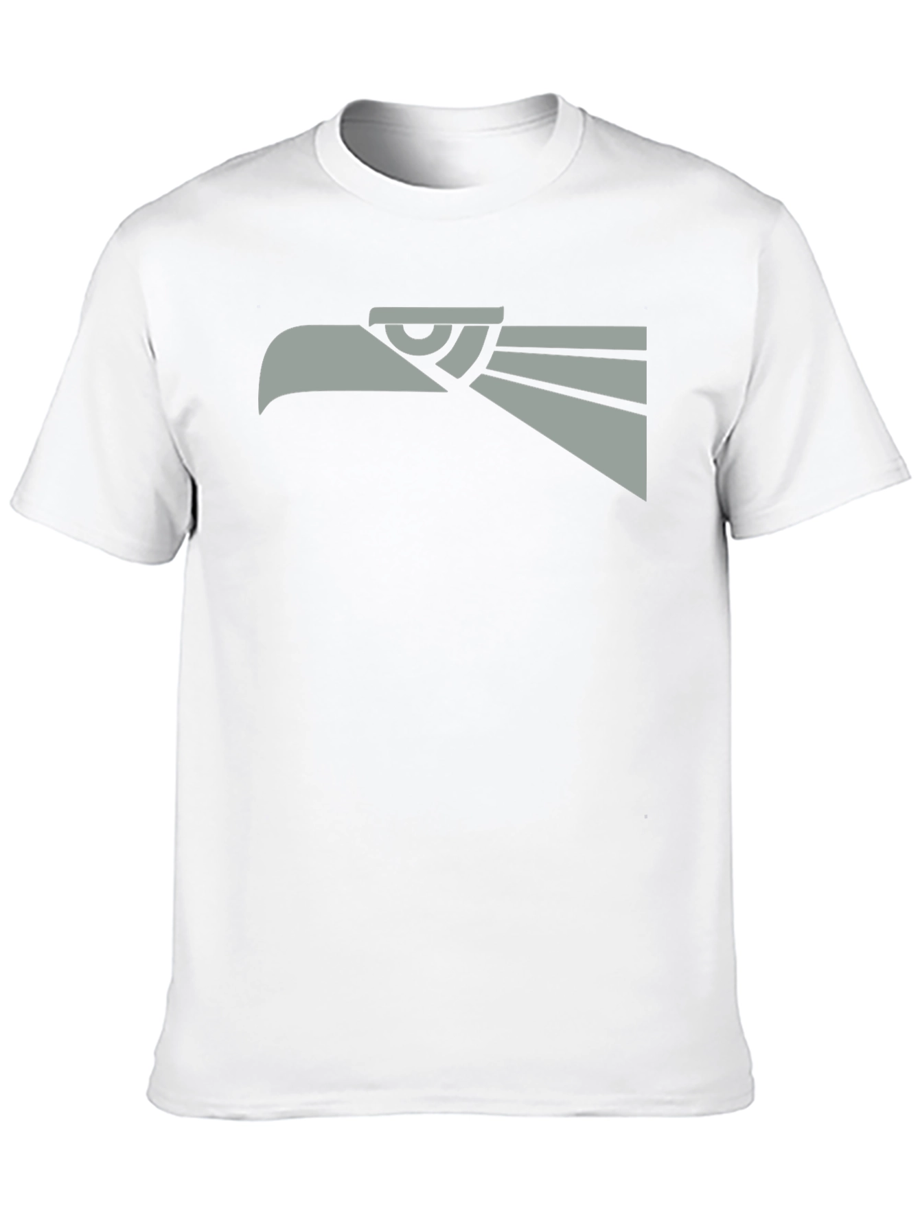Bold Eagle Graphic Tee - Black Cotton Blend