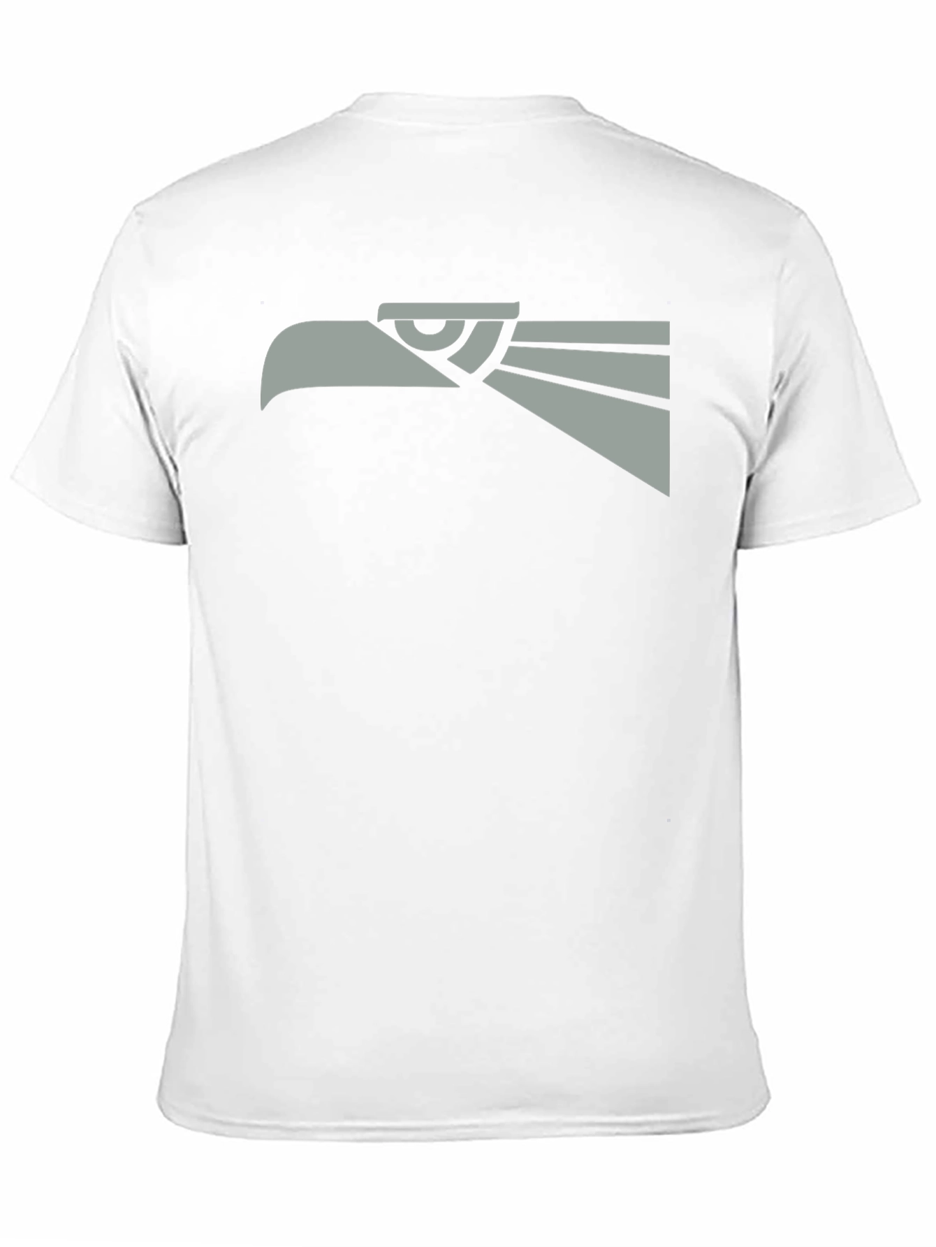 Bold Eagle Graphic Tee - Black Cotton Blend