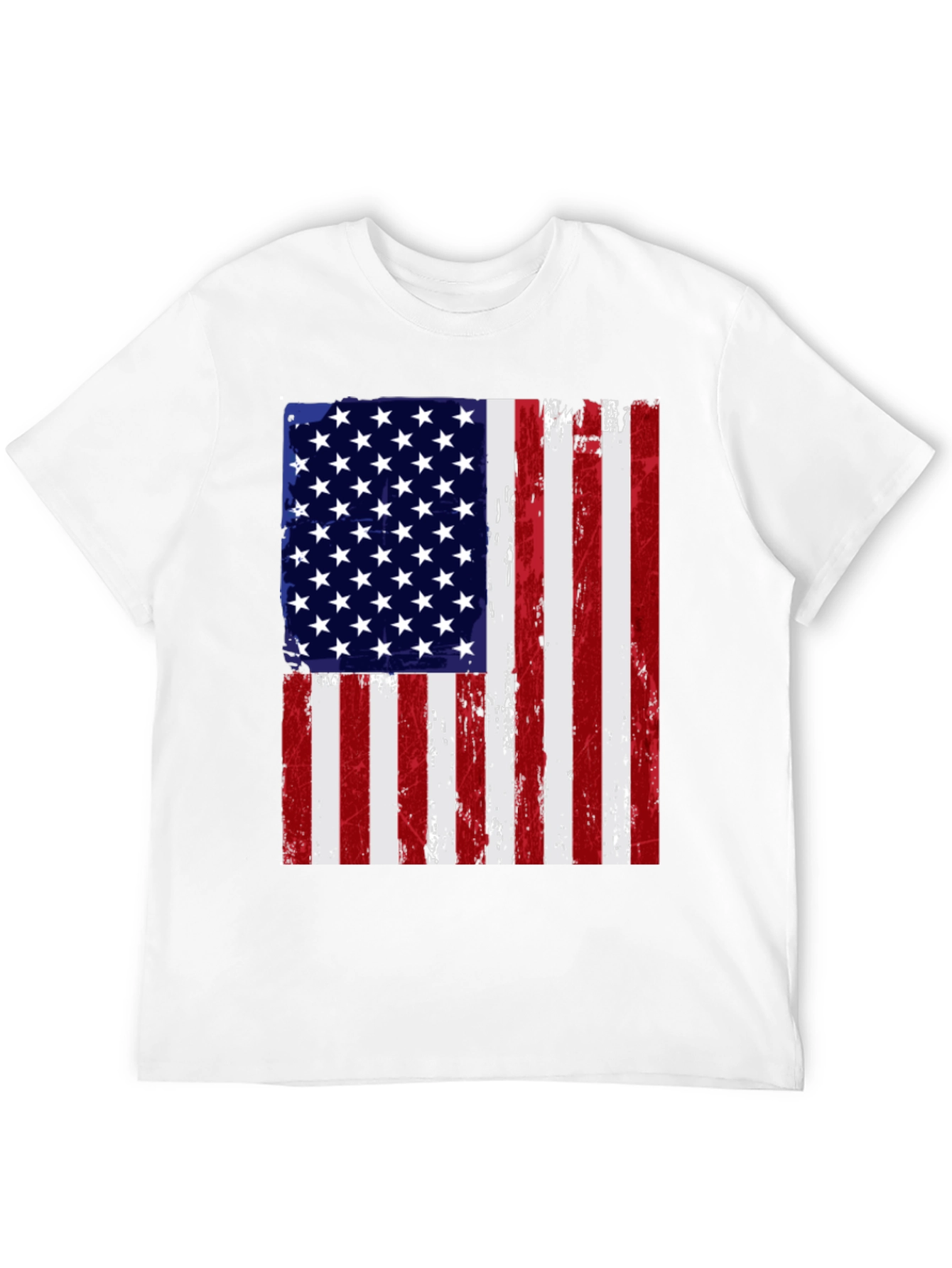 American Flag Distressed Graphic Tee