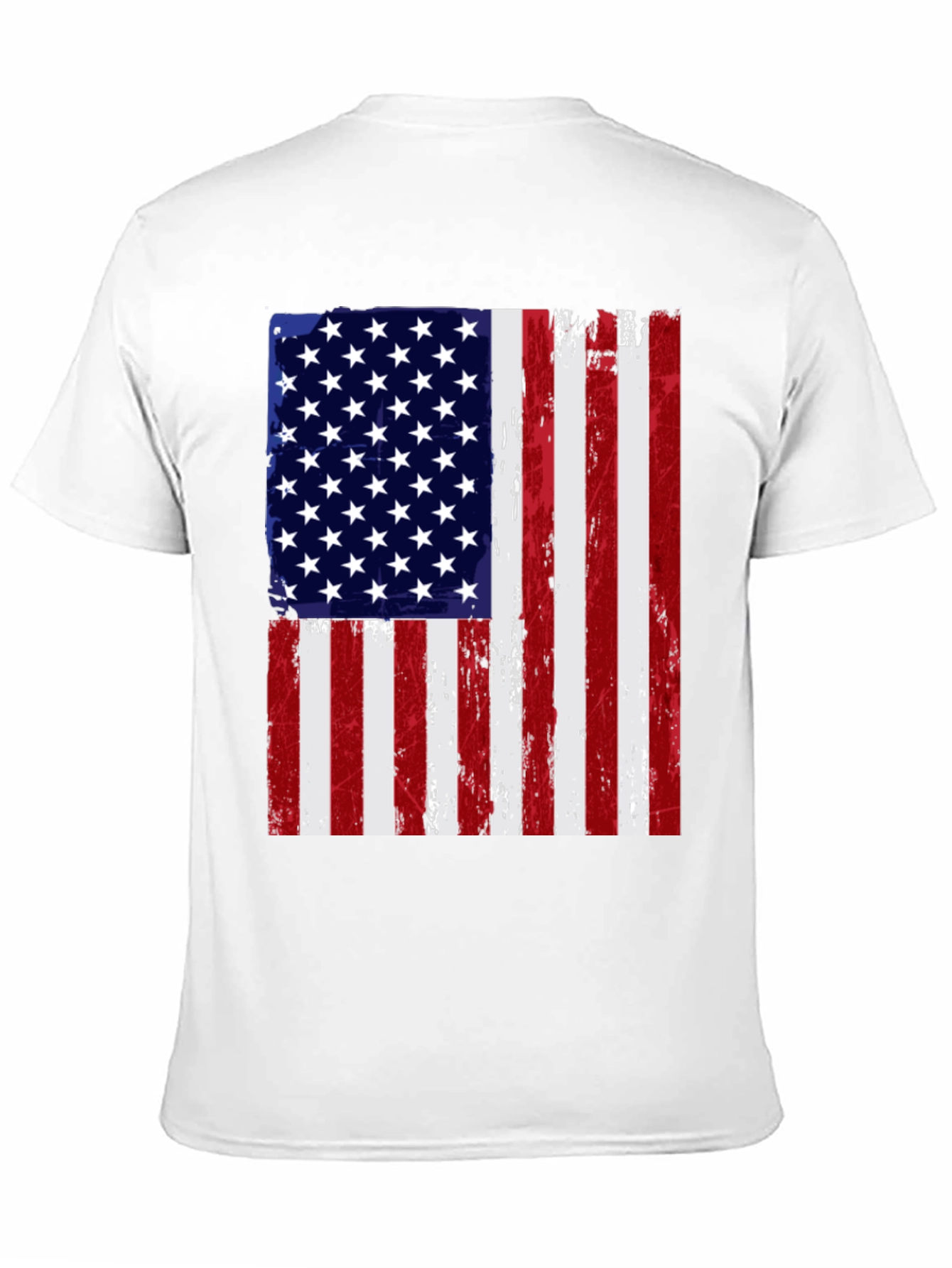 American Flag Distressed Graphic Tee