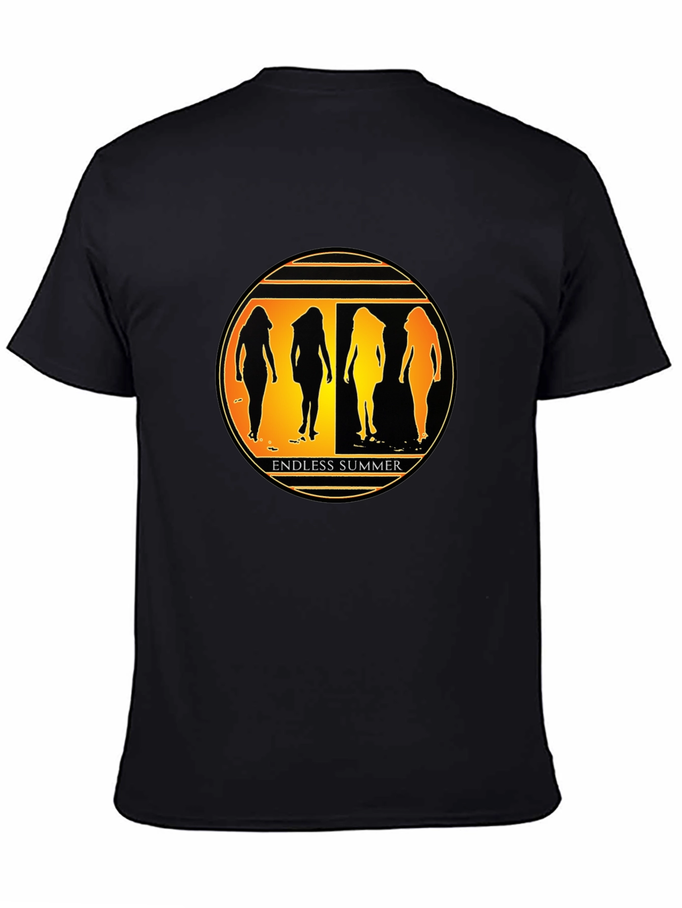 Endless Summer Graphic Tee - Stylish Black T-Shirt