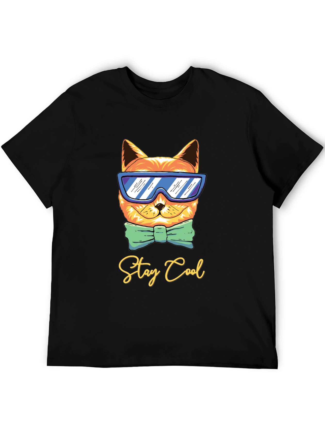 Cool Cat Graphic Tee - Stay Cool T-Shirt