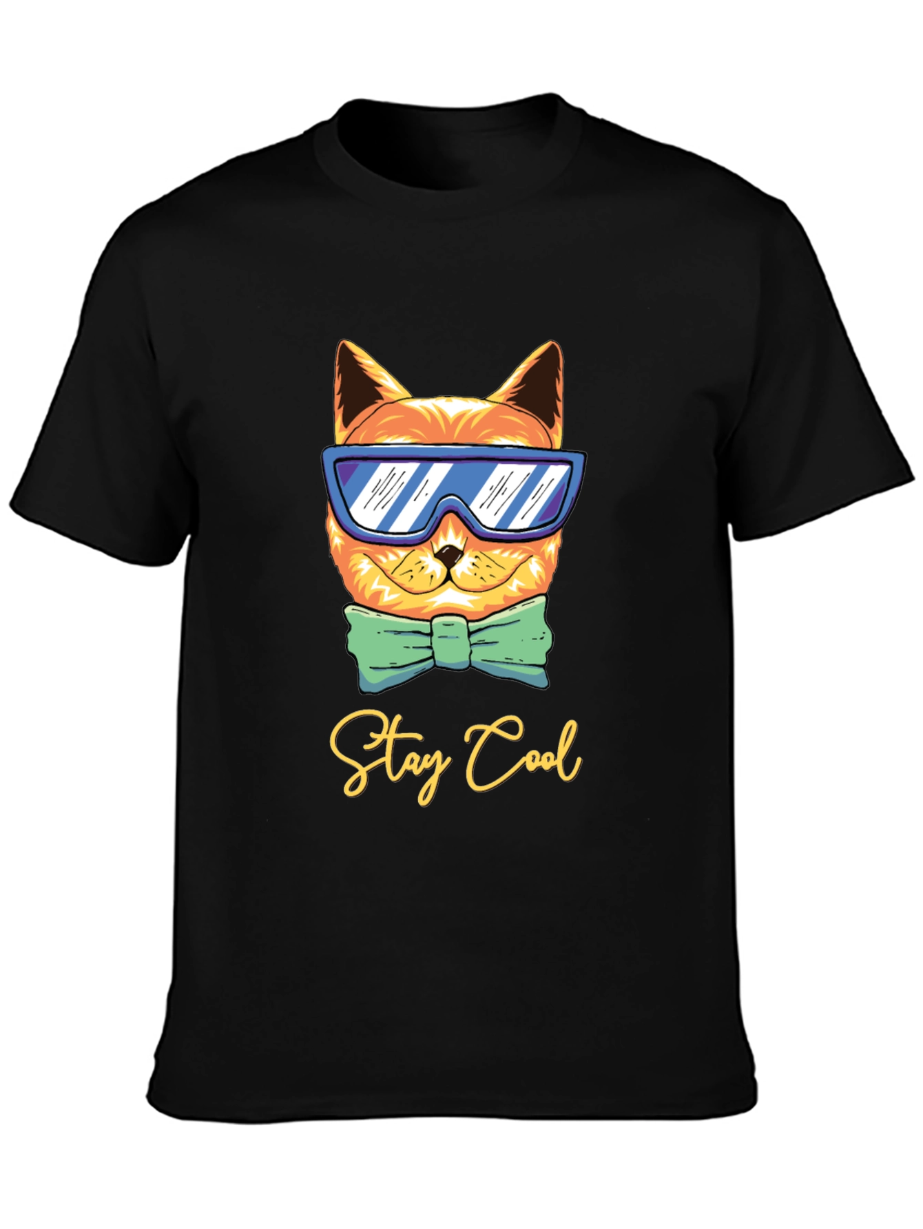 Cool Cat Graphic Tee - Stay Cool T-Shirt